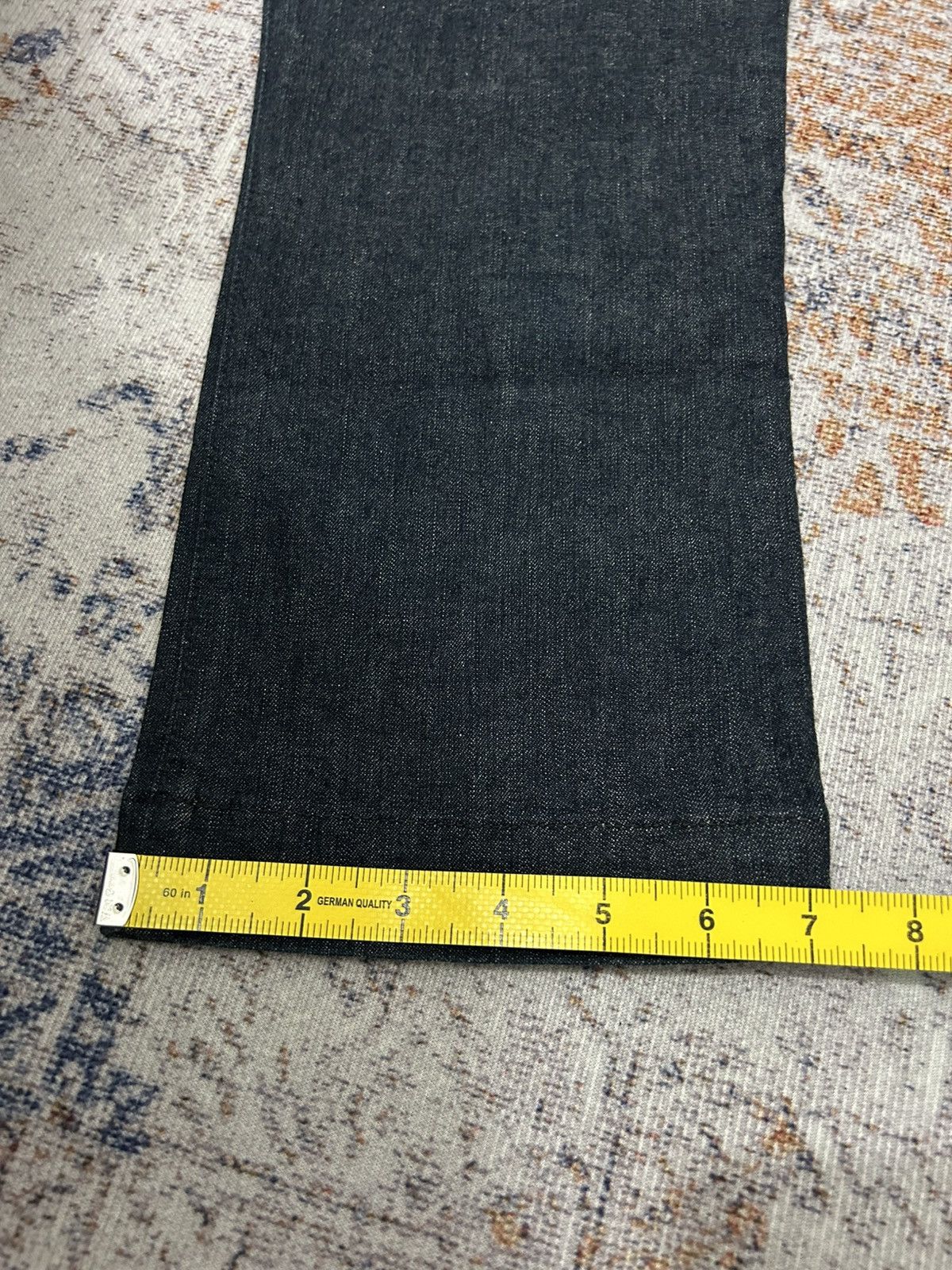 45rpm × Blue Blue Japan × Japanese Brand 45Rpm Japan Denim Crooped Pants Size US 31 - 16 Thumbnail