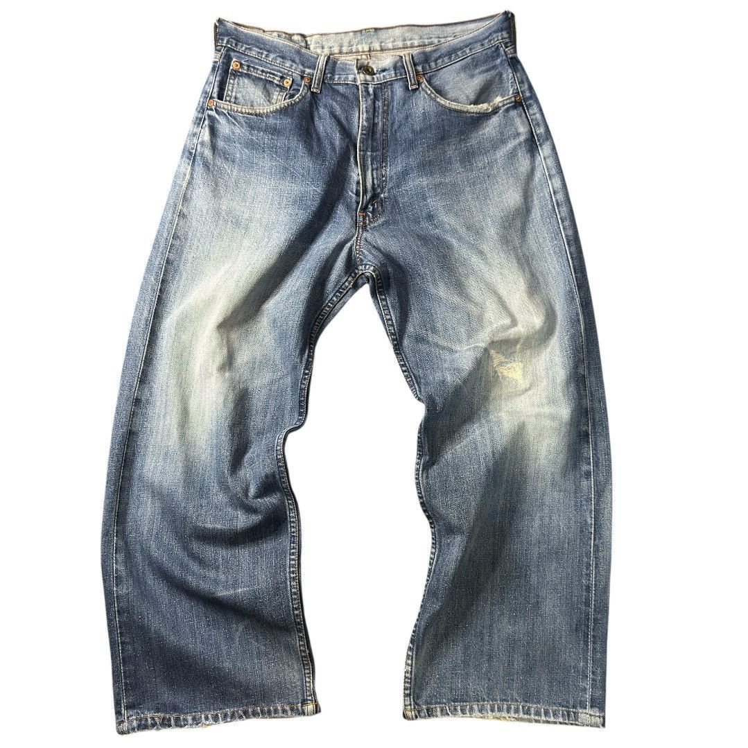 Engineered Garments × Levi's Vintage 90s Levis 504-B3 Distressed Faded Aging Denim USA Size US 34 / EU 50 - 3 Thumbnail