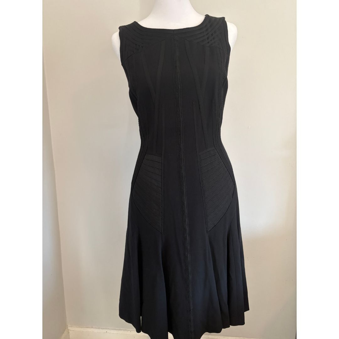 Alberta Ferretti Alberta Ferretti Blue A-Line Dress (IT 42 / US 6, M) Size M / US 6-8 / IT 42-44 - 3 Thumbnail