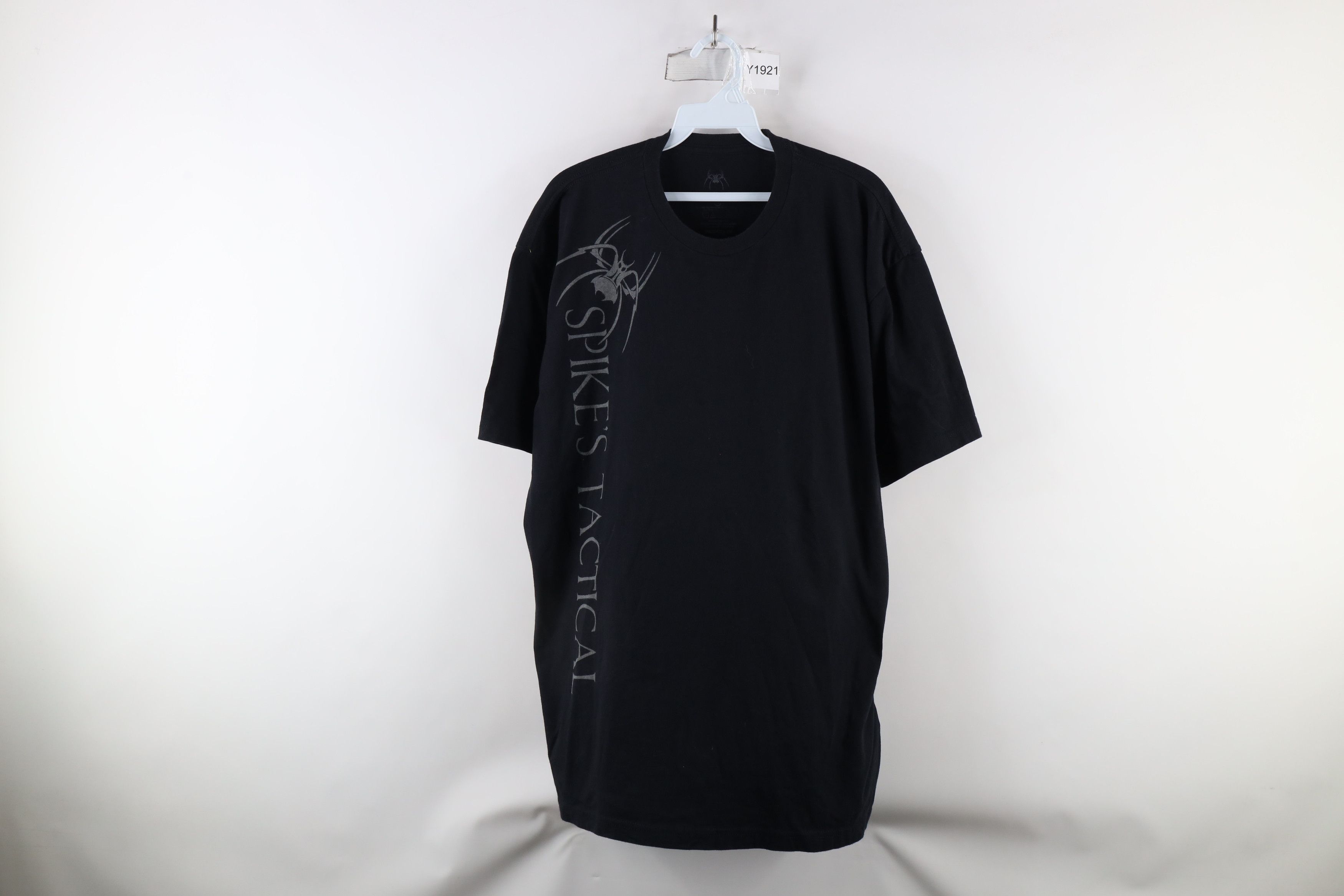 Vintage Spikes Tactical Out Spider Logo Short Sleeve T-Shirt Black Size US XL / EU 56 / 4 - 1 Thumbnail