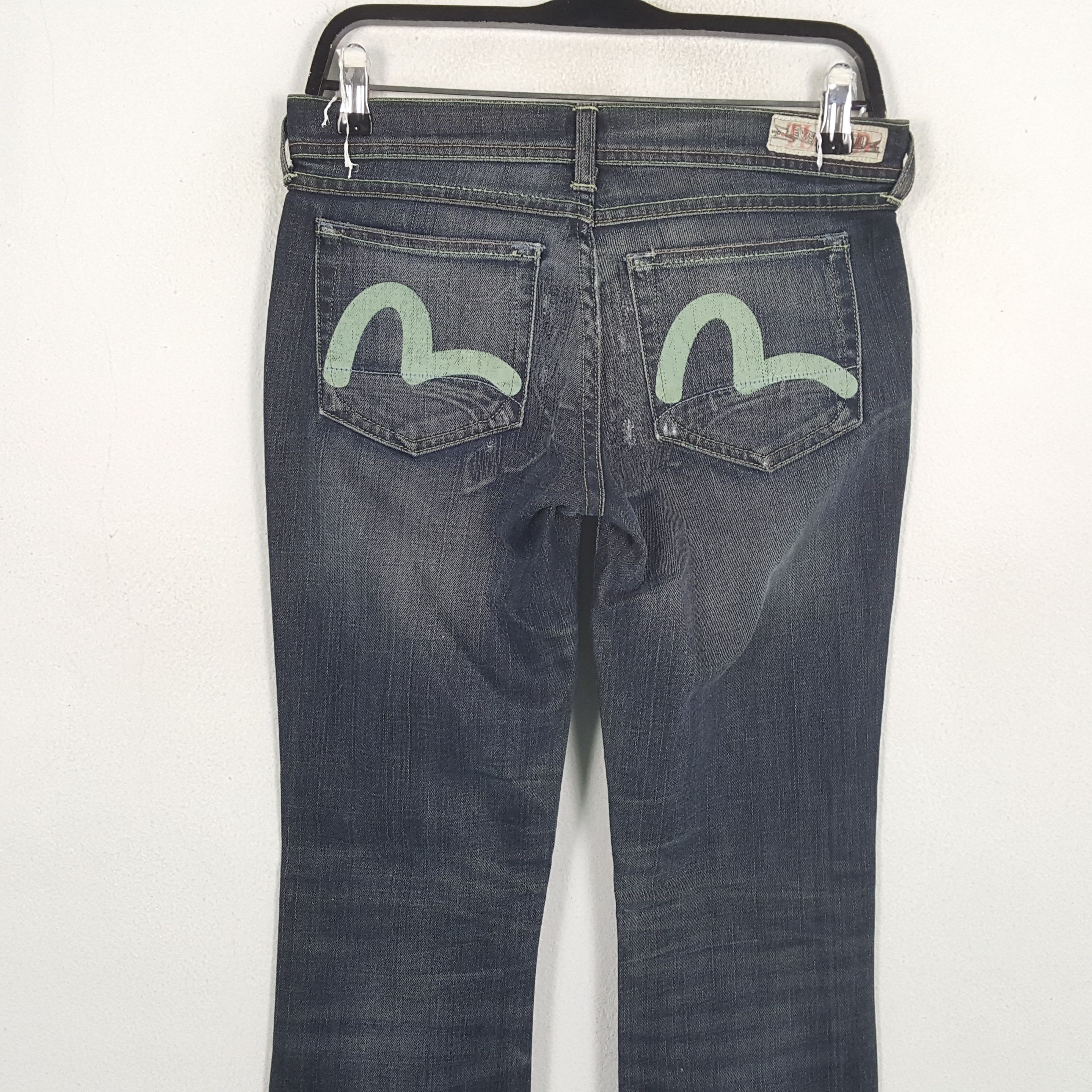Evisu × Puma × Vintage EVISU x PUMA Japanese Brand Streetwear Custom Daicock Jeans Size 30" / US 8 / IT 44 - 5 Thumbnail