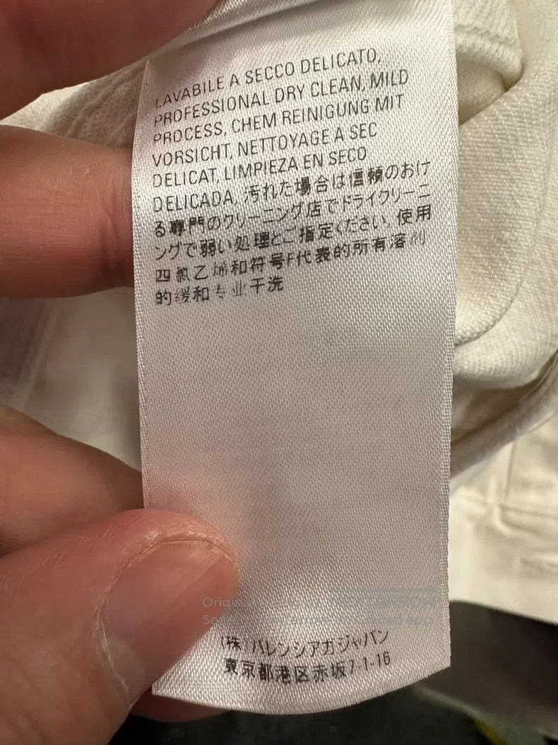 Balenciaga Balenciaga Back Embroidered Logo Denim Jacket Size XS / US 0-2 / IT 36-38 - 6 Thumbnail