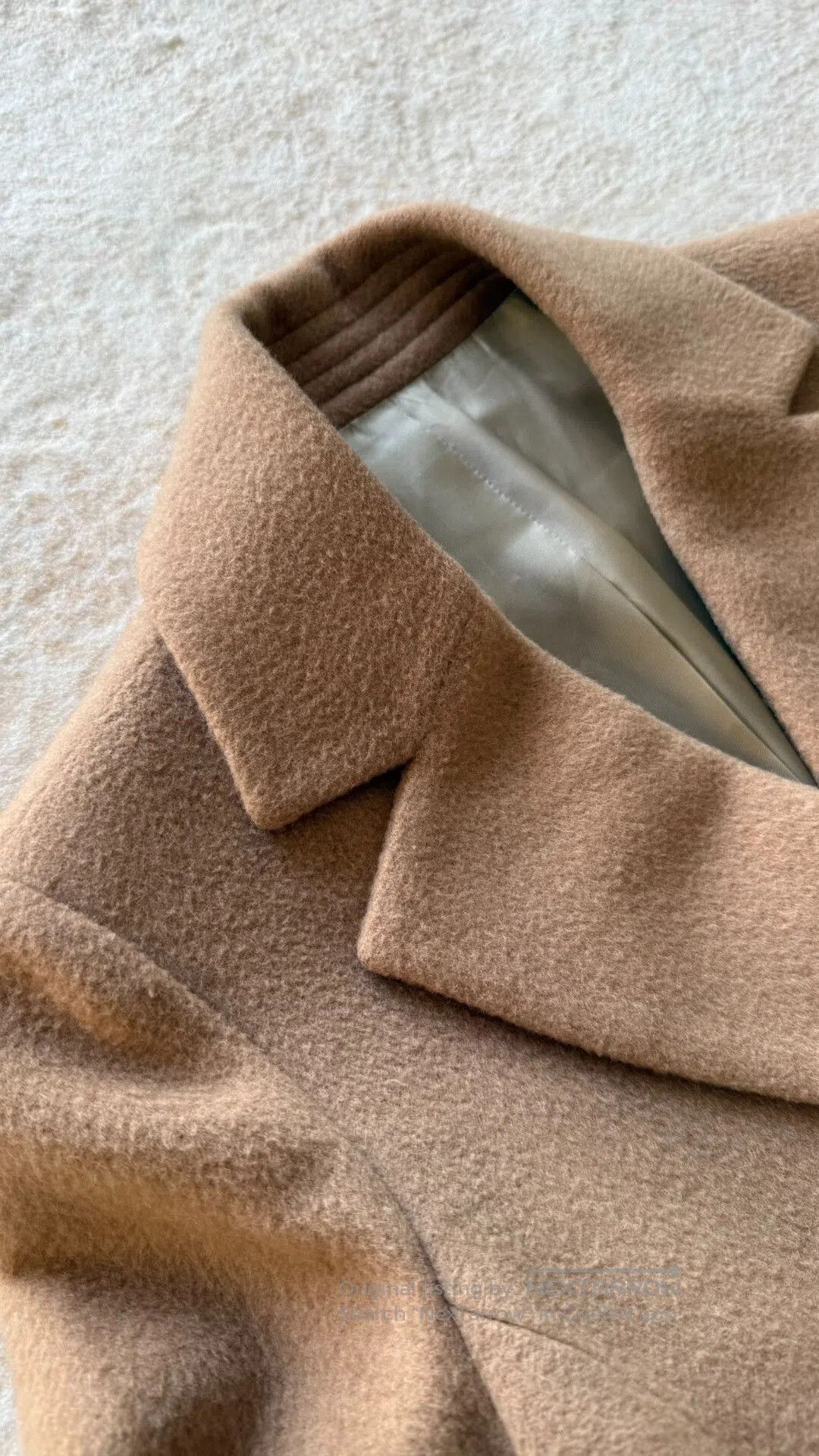 Loro Piana Baby Camelhair Coat from Piacenza. Size S / US 4 / IT 40 - 4 Thumbnail