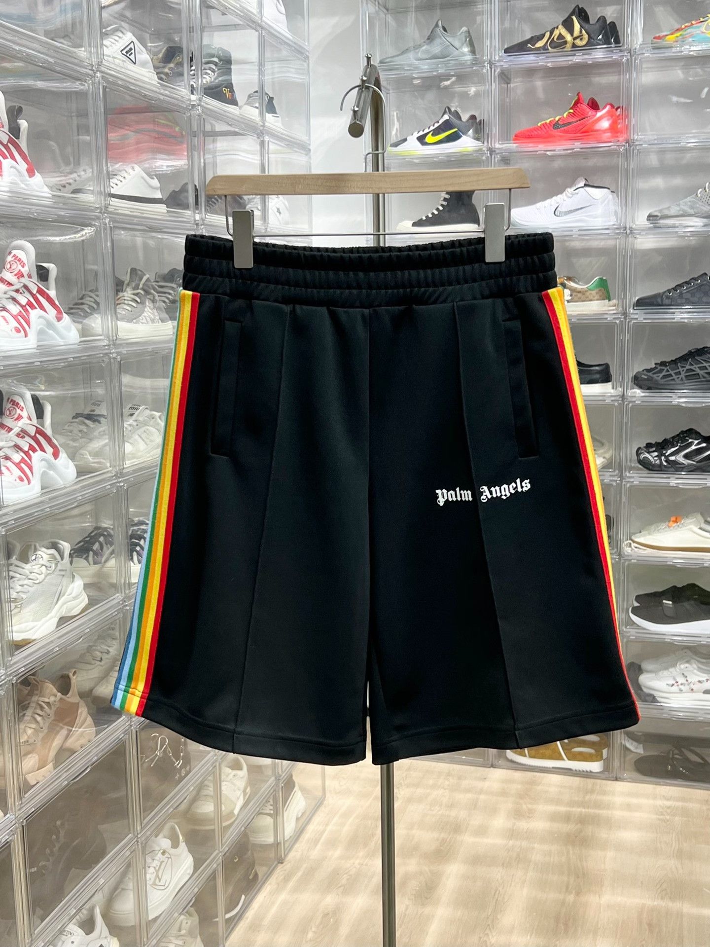 Palm Angels Palm Angels Rainbow Multi Shorts 32 Men Size US 32 / EU 48 - 1 Thumbnail