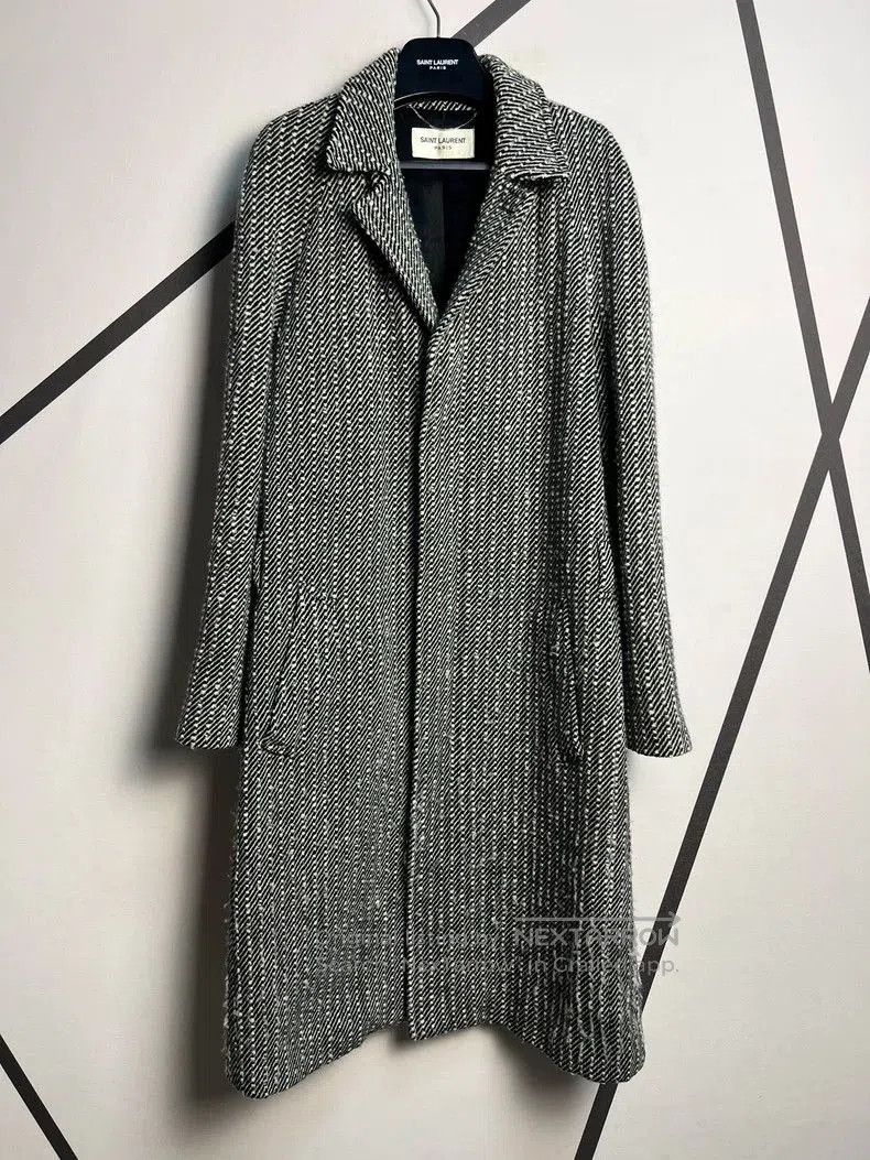 Saint Laurent Paris Saint Laurent 19AW Runway Wool Coat. Size US L / EU 52-54 / 3 - 1 Thumbnail