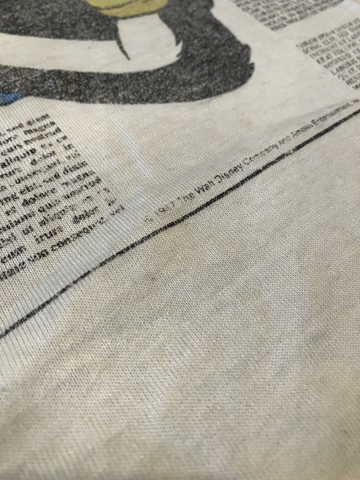 Disney Looney Tunes Roger Rabbit Newspaper Tee Size US L / EU 52-54 / 3 - 3 Thumbnail