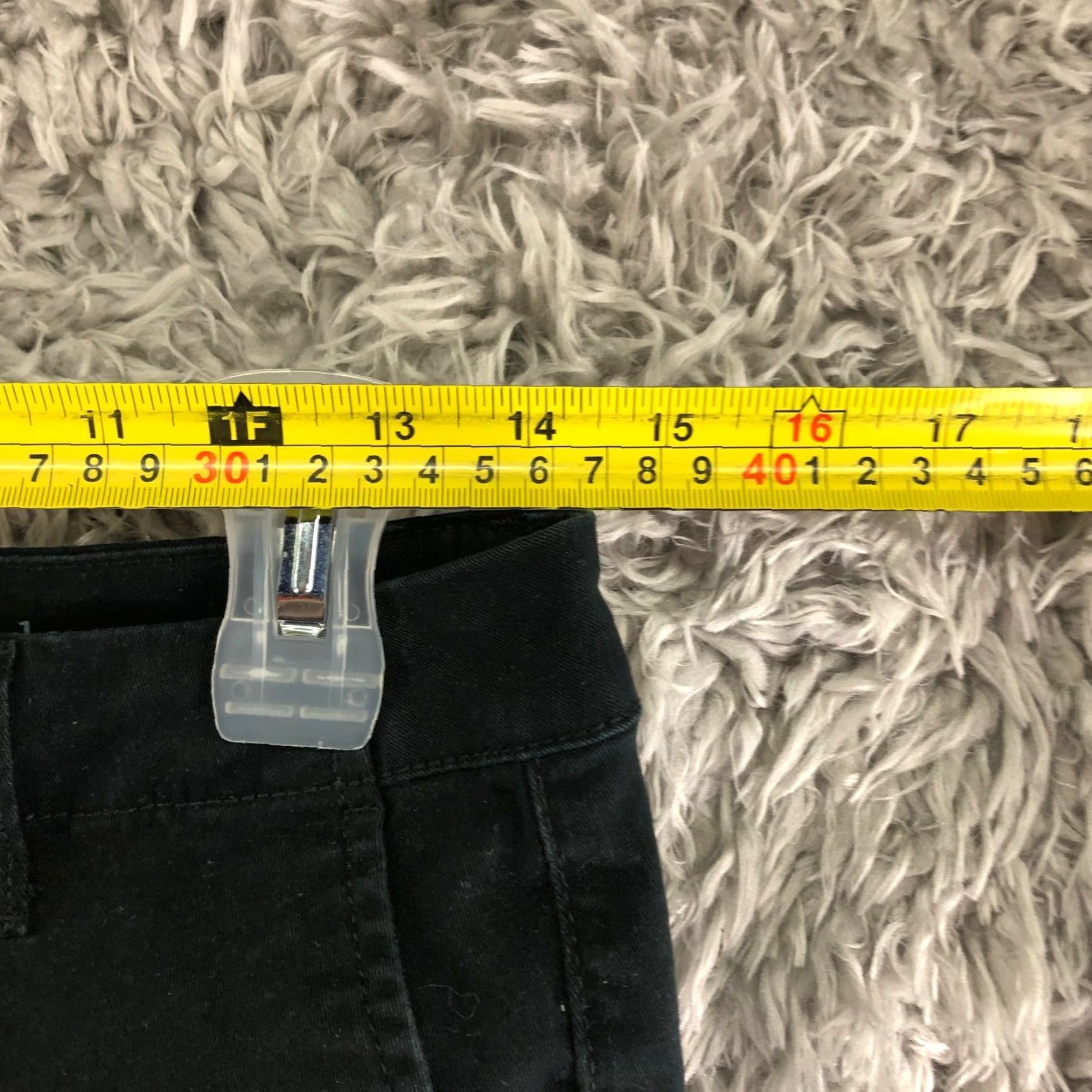 Apt. 9 Apt.9 Bermuda Shorts Black Mid Rise Women 6 Denim Cotton Casual Activewear Women Mens? Size 29" - 2 Thumbnail