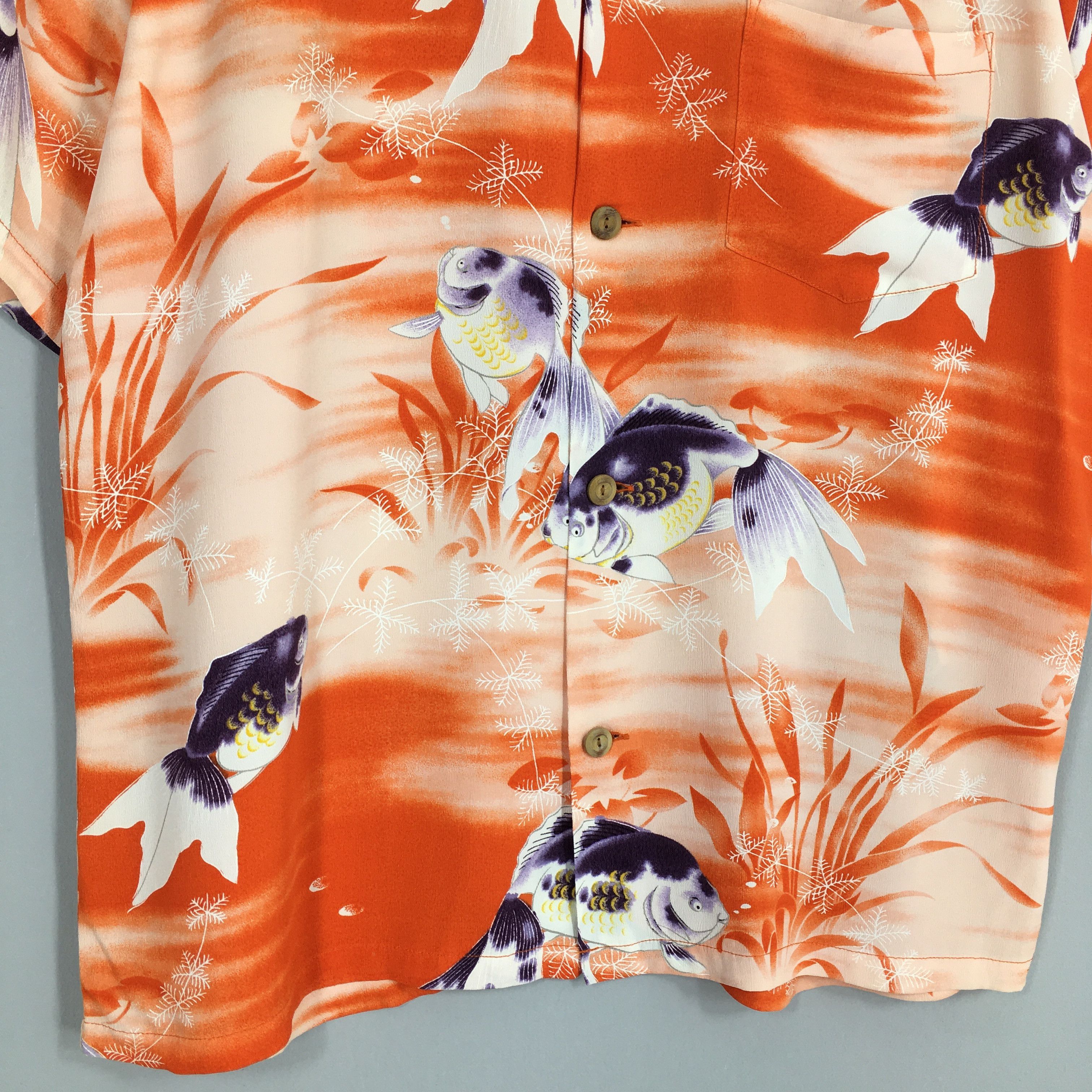 Sun Surf Vintage Sun Surf Toyo Aloha Koi Fish Rayon Shirt Medium Size US M / EU 48-50 / 2 - 4 Thumbnail