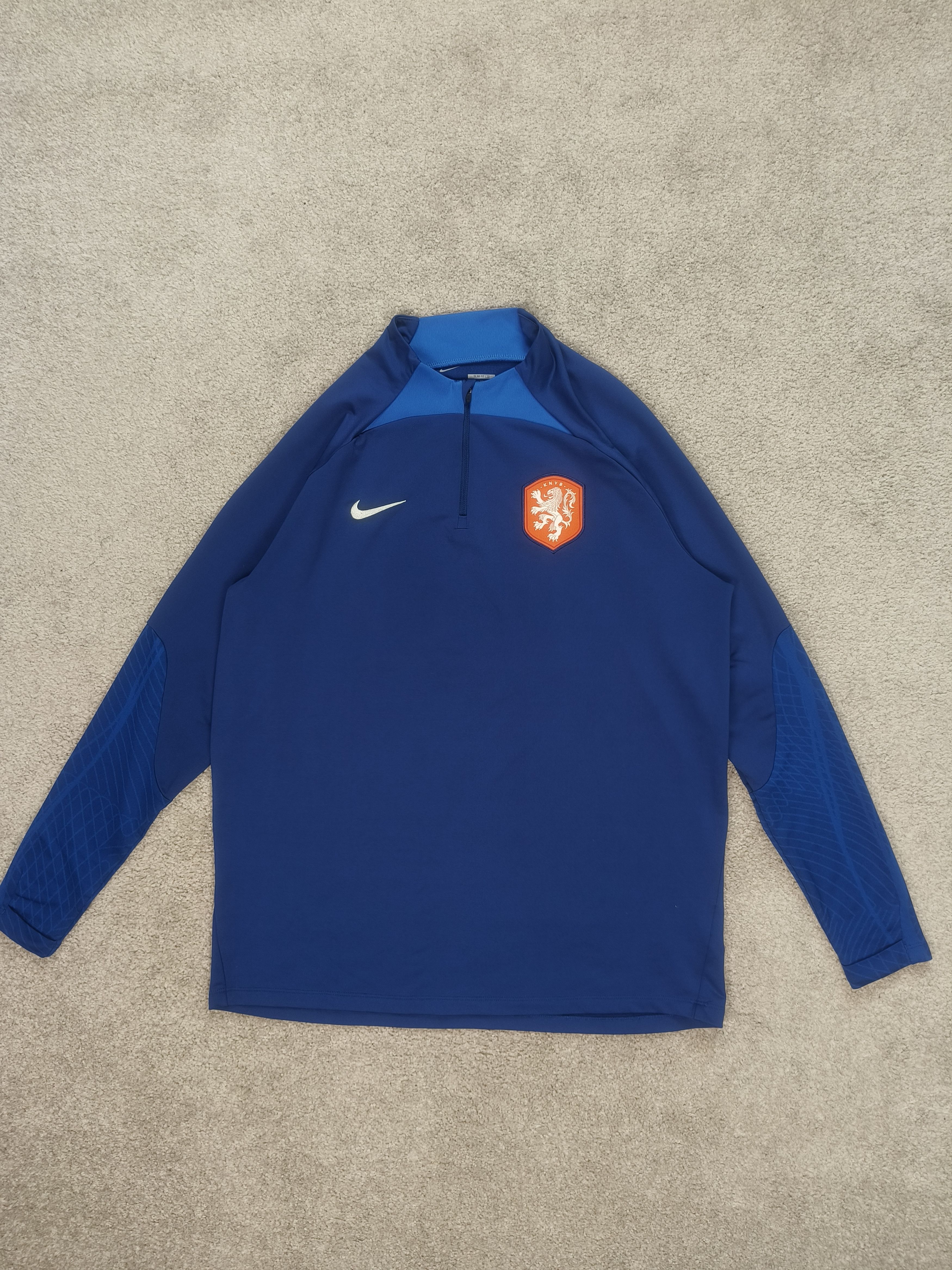Nike Nike Netherlands 1/4 Zip Dri-FIT Drill Top 2022-24 Jersey Size US XL / EU 56 / 4 - 1 Thumbnail