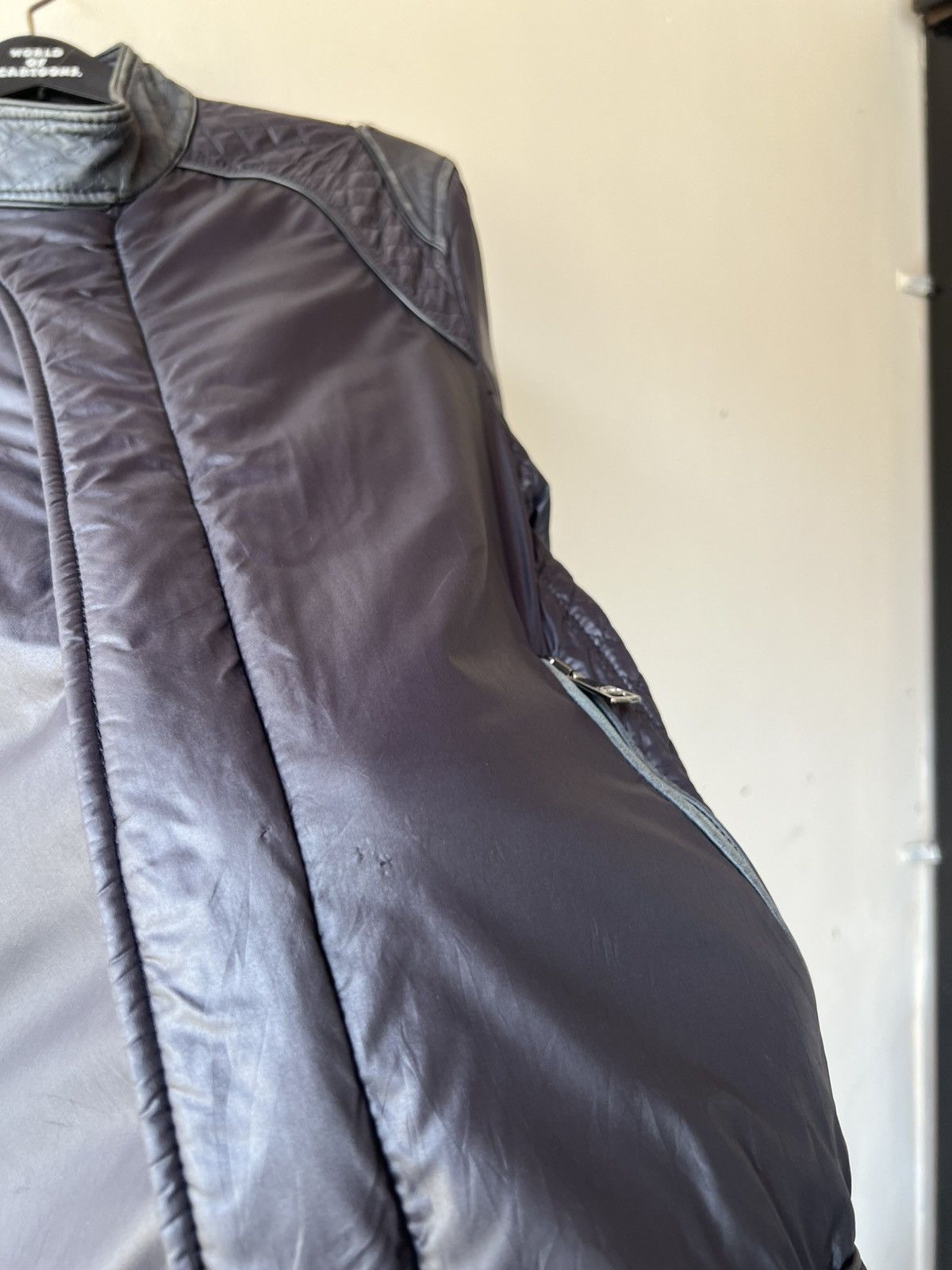 Dolce & Gabbana Vintage 2000s Dolce & Gabbana Fade Patina Cafe Racer Jacket Size US M / EU 48-50 / 2 - 15 Thumbnail