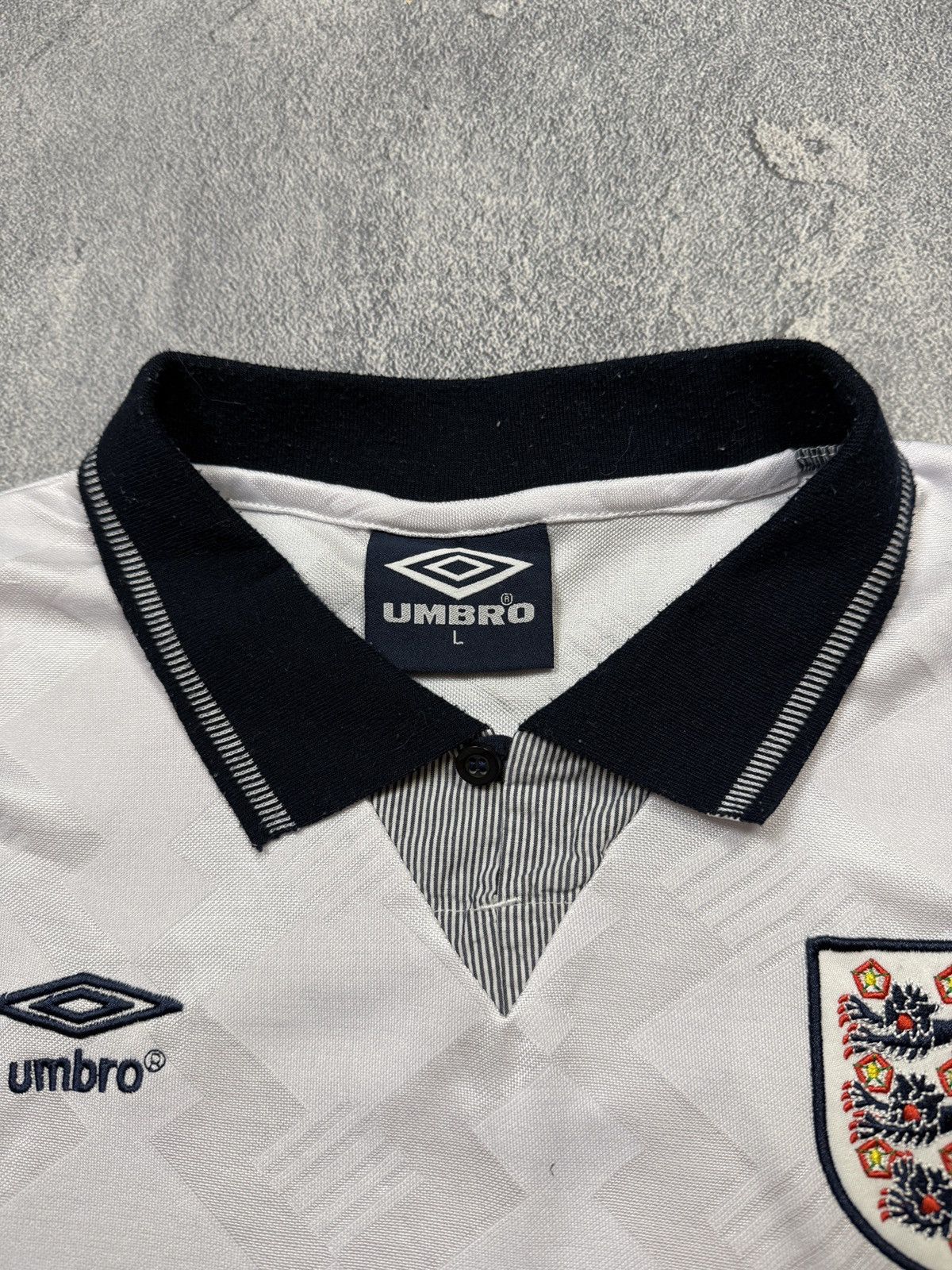 Umbro Vintage 00s Umbro England Polo tee Football Size US L / EU 52-54 / 3 - 7 Thumbnail