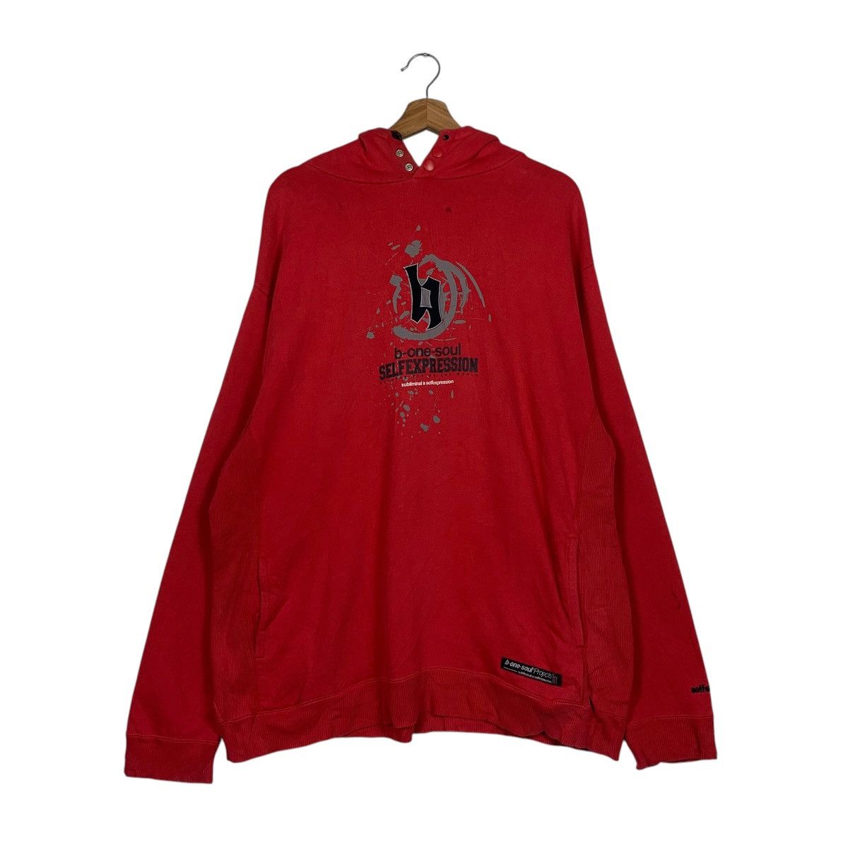 Japanese Brand B One Soul Self Expression Hoodie Size US L / EU 52-54 / 3 - 10 Thumbnail