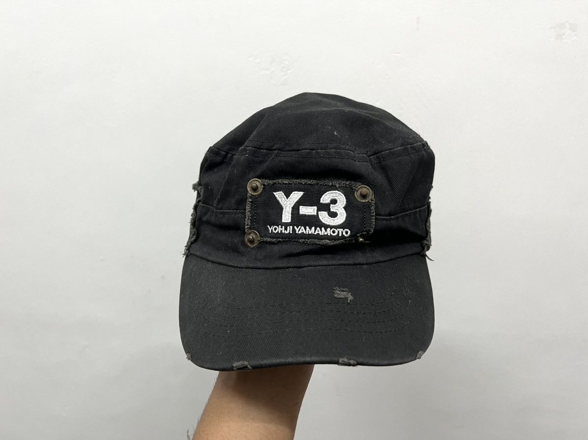 Pre-owned Y-3 Yohji Yamamoto Hat In Black