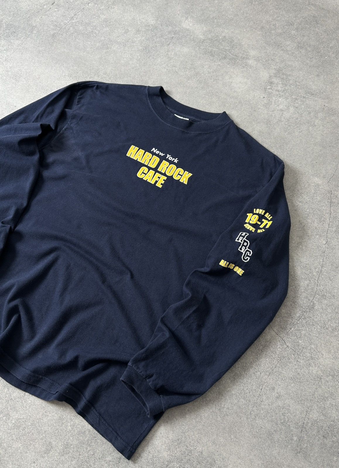 Hard Rock Cafe Vintage Hard Rock COFE New York big logo long-sleeved y2k Size US M / EU 48-50 / 2 - 2 Thumbnail