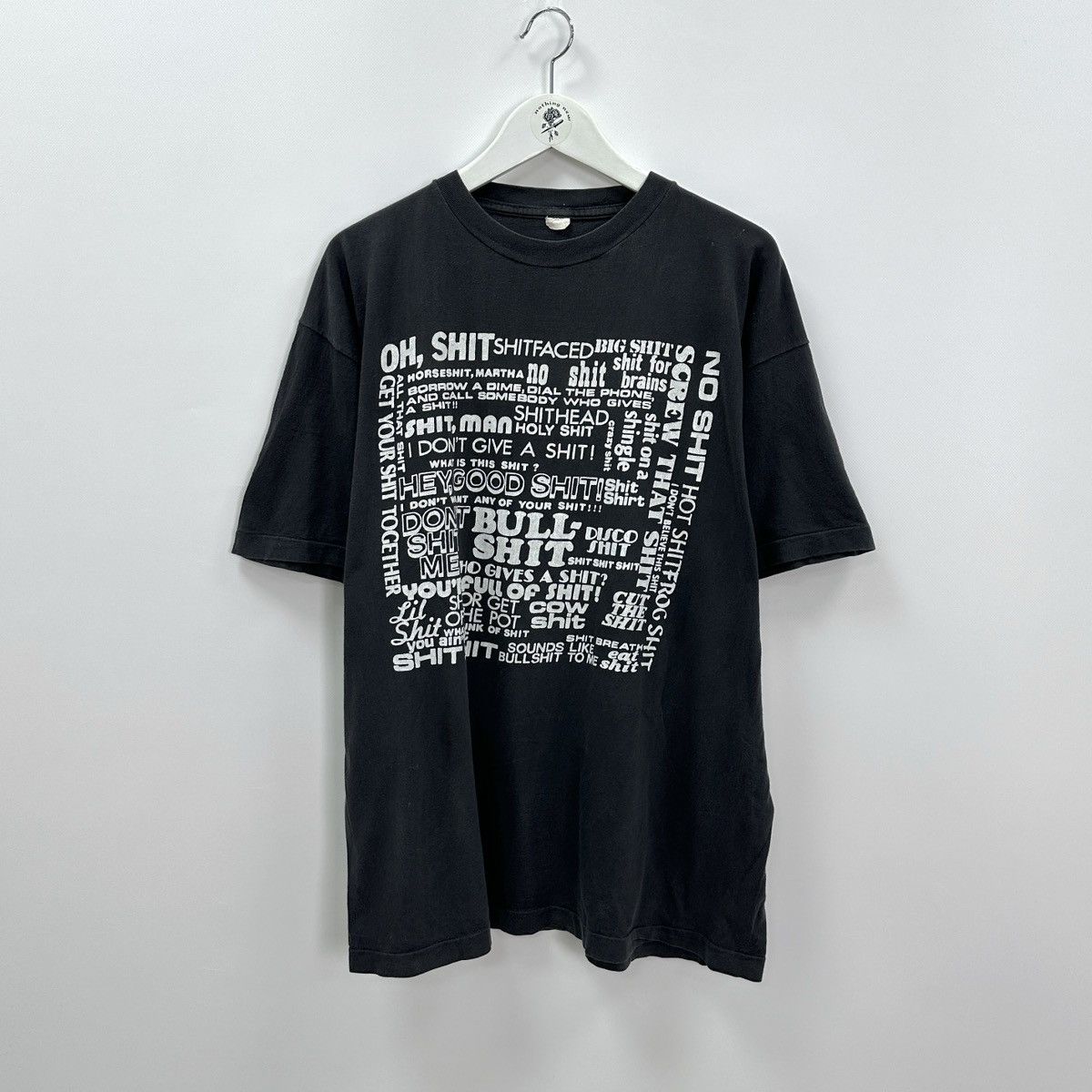 Vintage Vintage 90s Bull Shit fonts humor washed tee y2k hype rare Size US XL / EU 56 / 4 - 1 Thumbnail