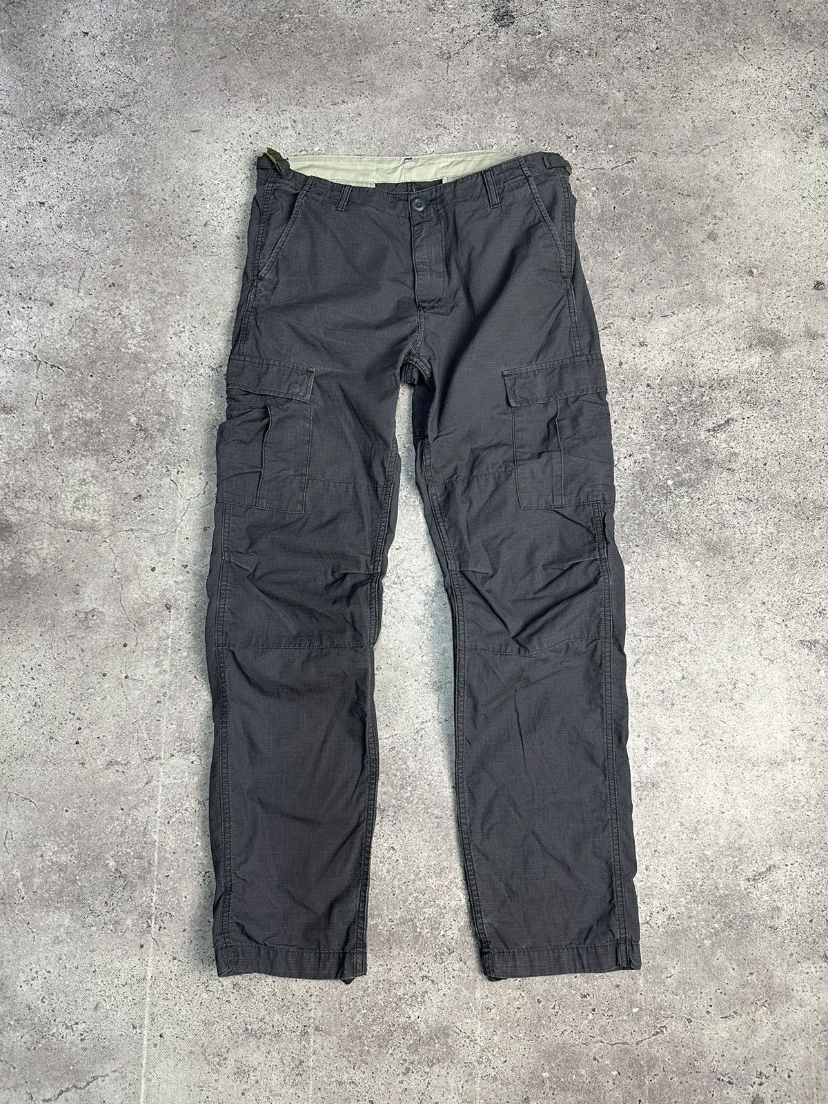 Carhartt × Vintage Vintage Carhartt Cargo Aviation Pants Distressed Gray Y2K Size US 32 / EU 48 - 2 Thumbnail
