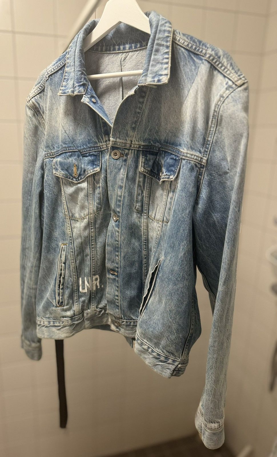 Ben Taverniti Unravel Project Assymetric Denim Jacket Size US XL / EU 56 / 4 - 1 Thumbnail