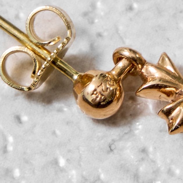 Chrome Hearts CHROME HEARTS Tiny E Gold Earring Size ONE SIZE - 4 Thumbnail