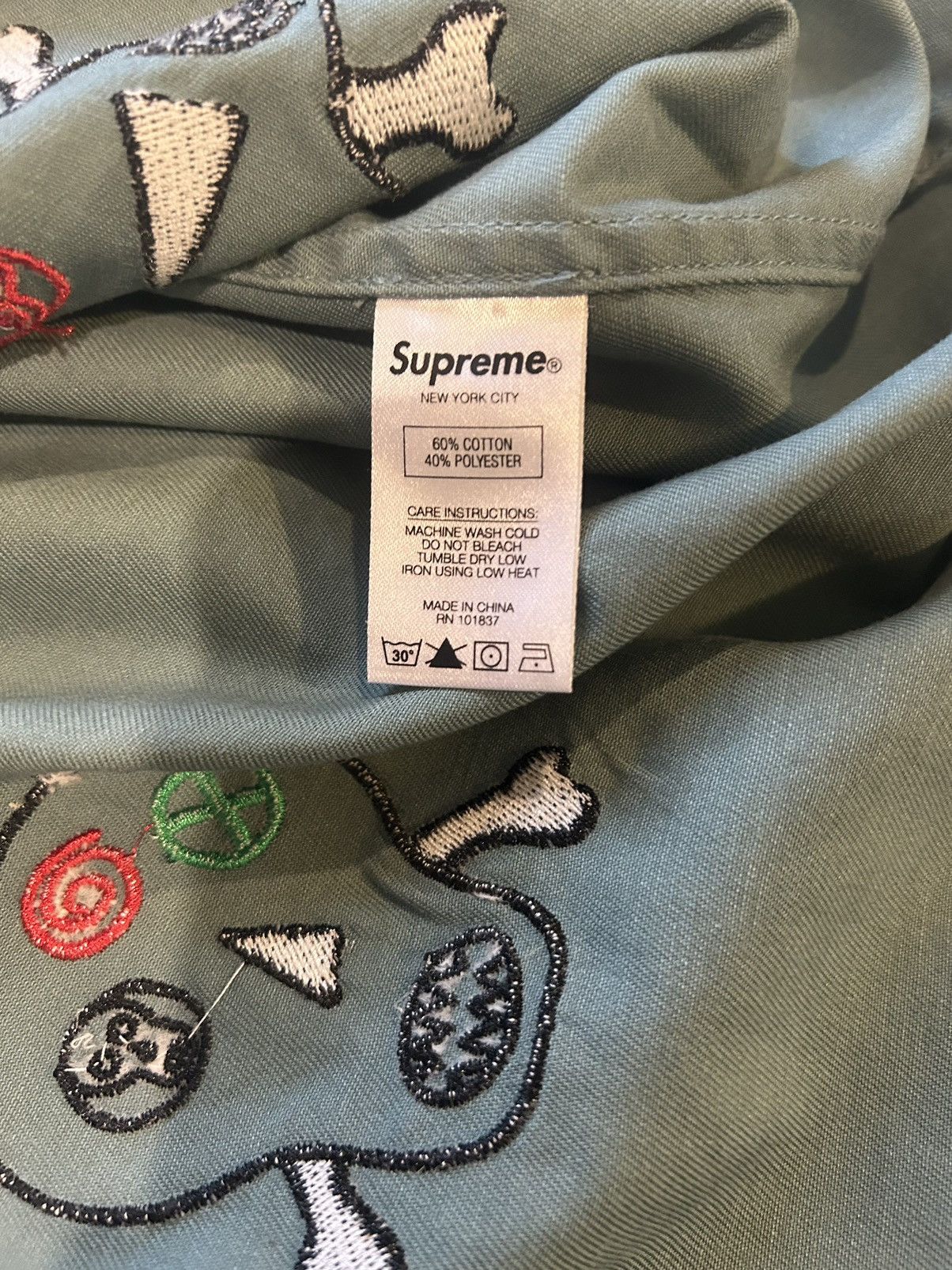 Supreme Supreme skull embroidery Size US XL / EU 56 / 4 - 7 Thumbnail