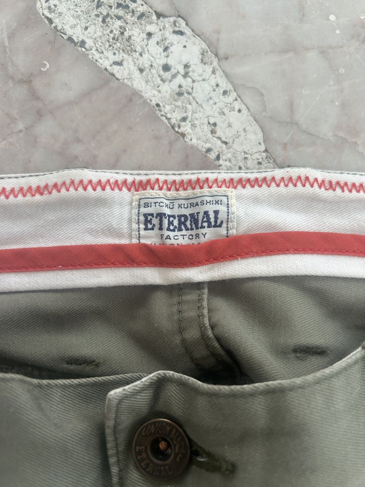 Eternal Eternal Vintage Green Casual Trousers Size US 34 / EU 50 - 8 Thumbnail