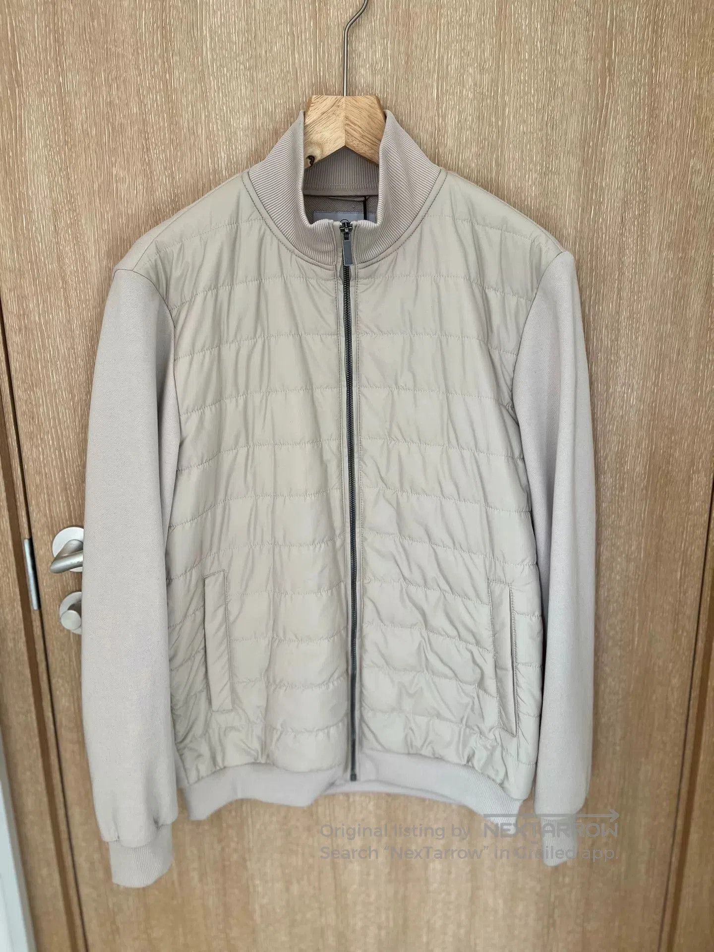 Vintage Nordic Old Money Light Cotton Zip Jacket. Size US M / EU 48-50 / 2 - 1 Thumbnail