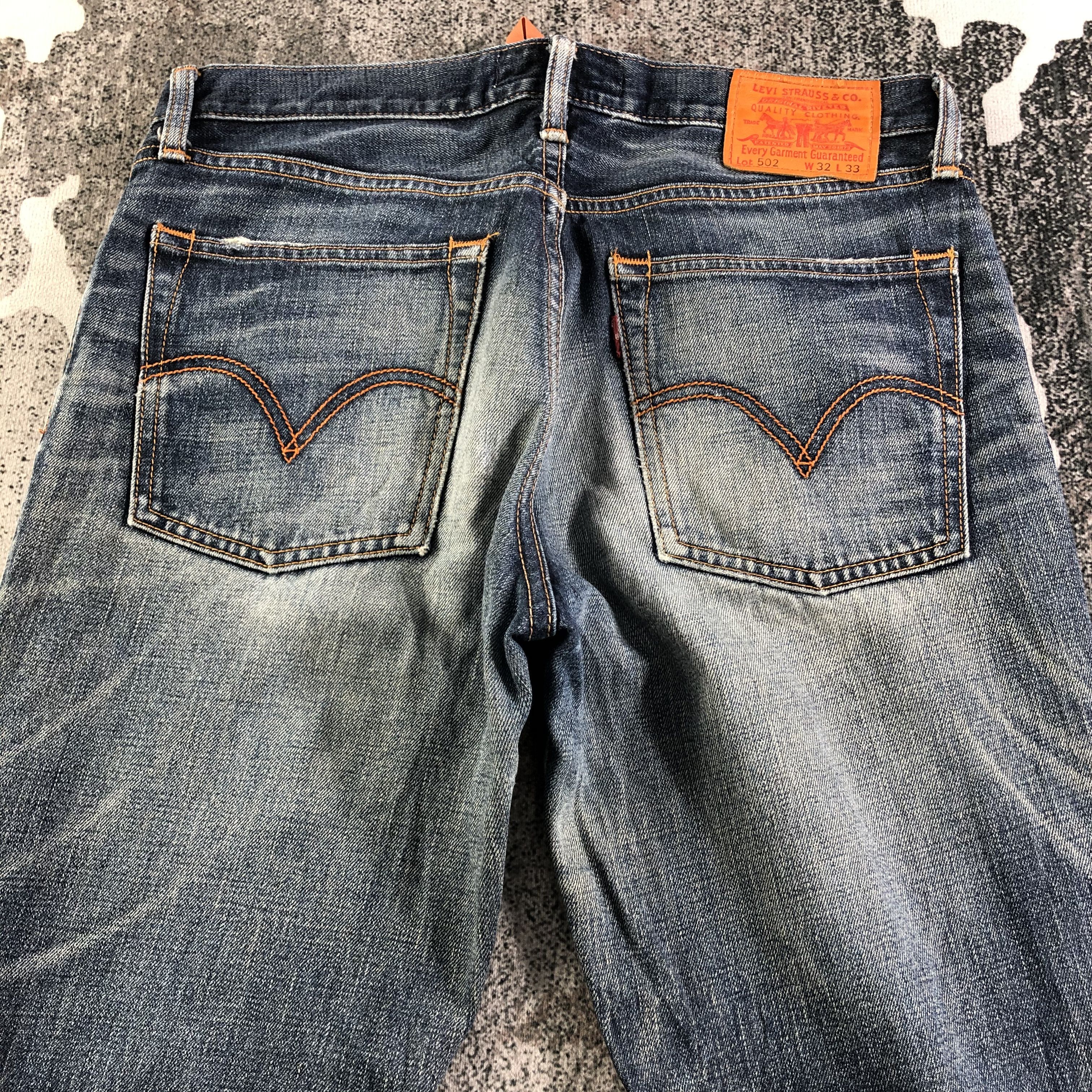 Levi's Vintage Levis 502 Jeans Ripped Denim Size US 32 / EU 48 - 4 Thumbnail