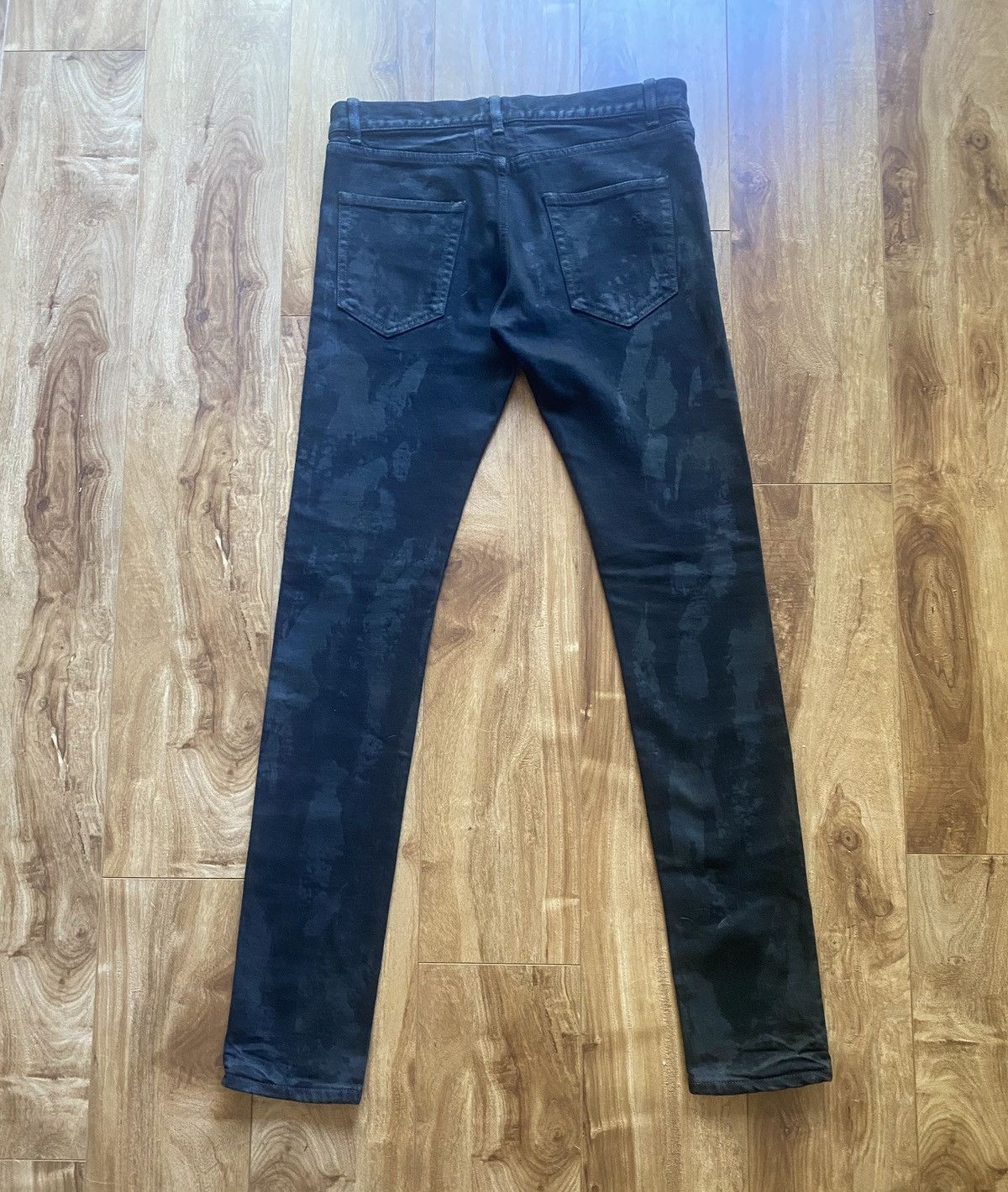 Saint Laurent Paris Saint Laurent Oil Spill Denim Size US 30 / EU 46 - 6 Thumbnail