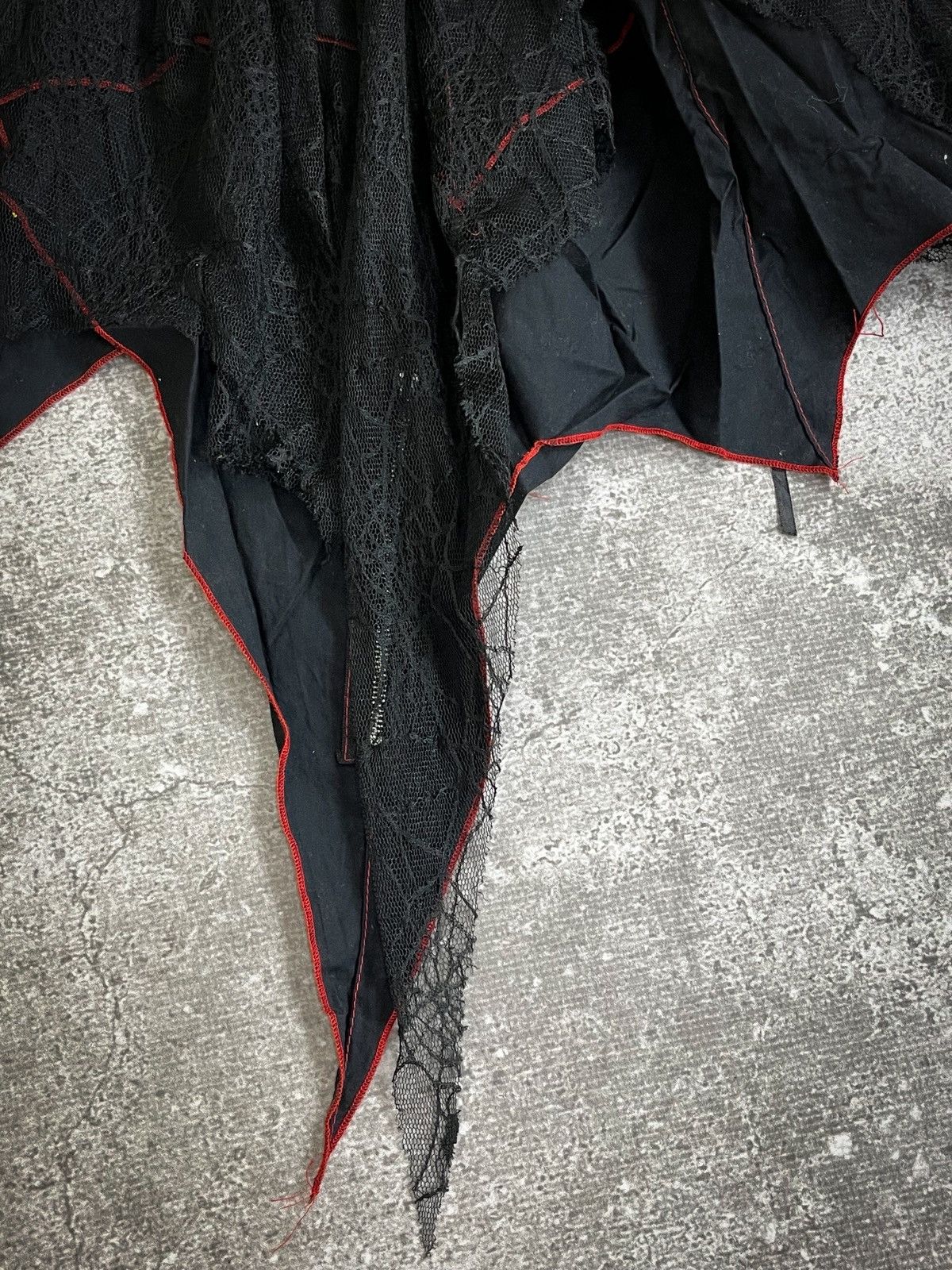 If Six Was Nine Addictrap Mesh Spider Gothic Mini Skirt Size 31" - 5 Thumbnail