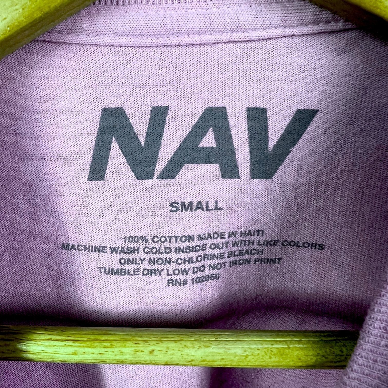 NAV Men's Nav Vlone Good Intentions Dove Lavender T - Size S Size US S / EU 44-46 / 1 - 4 Thumbnail