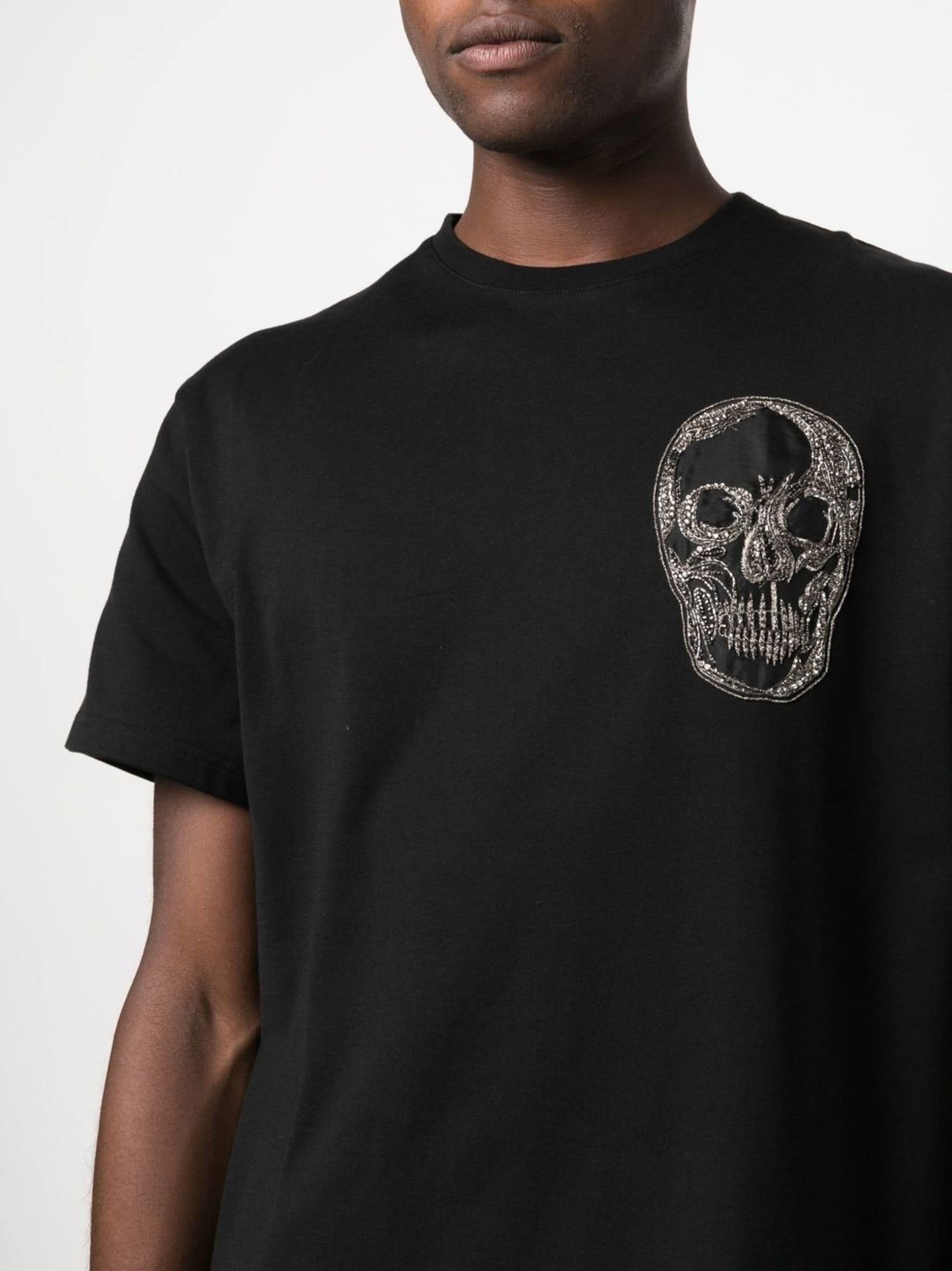 Alexander McQueen o1y1024 T-Shirt In Black Size US XXS / EU 40 - 5 Thumbnail