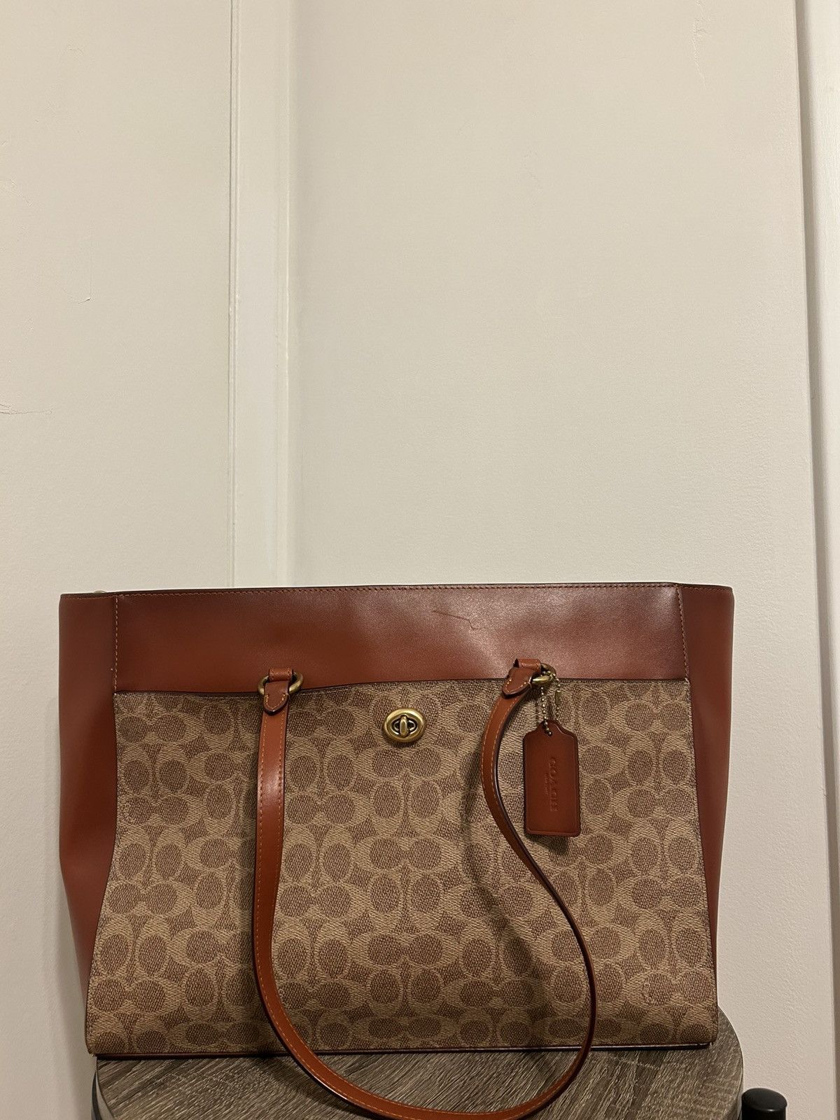 Coach SOLD Coach Bag Orange/Brown Size ONE SIZE - 1 Thumbnail