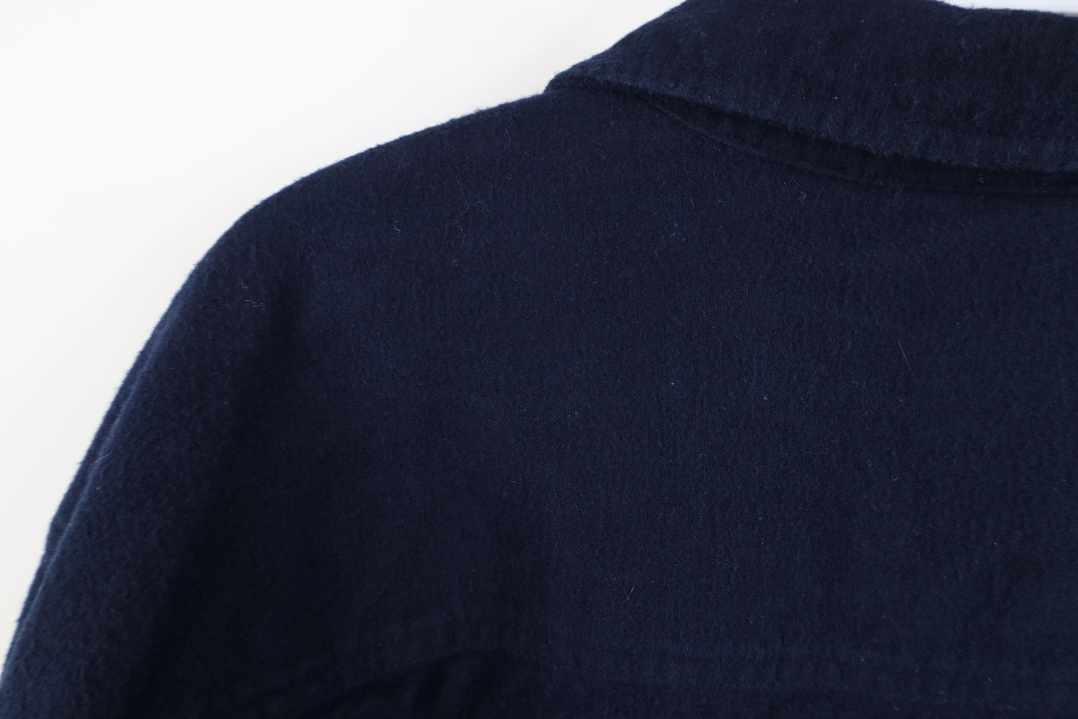 Cabelas Vintage Cabelas Chamois Collared Button Shirt Navy Blue Size US L / EU 52-54 / 3 - 11 Thumbnail