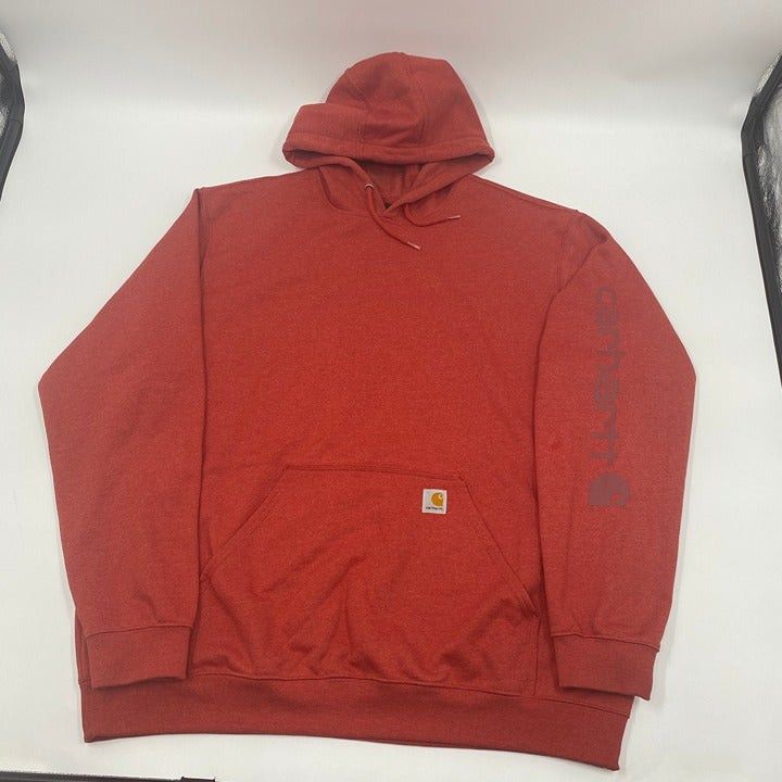 Carhartt cayenne heather discount hoodie