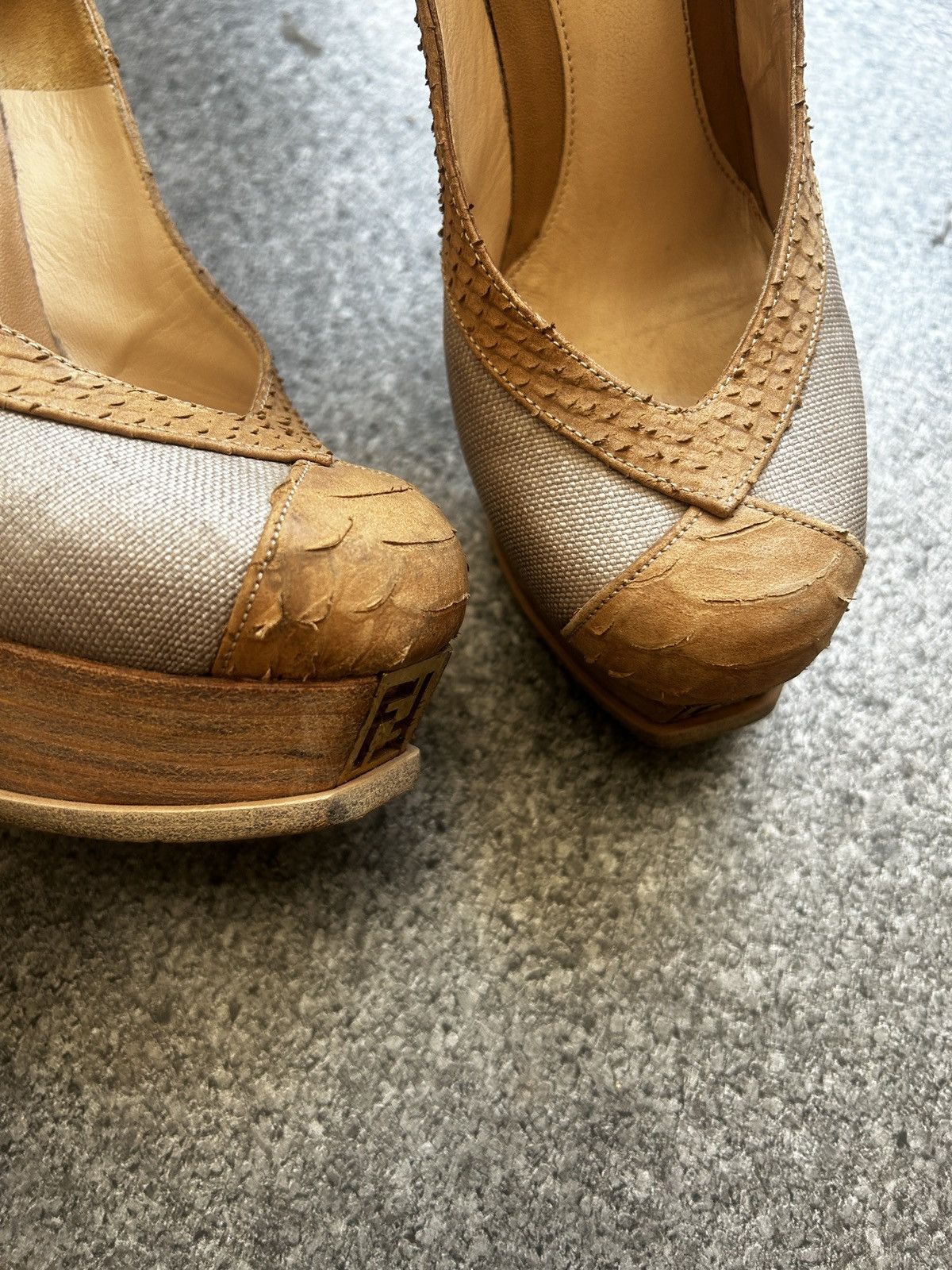 Fendi FENDI High Heels Sandals Size US 5.5 / IT 35.5 - 7 Thumbnail