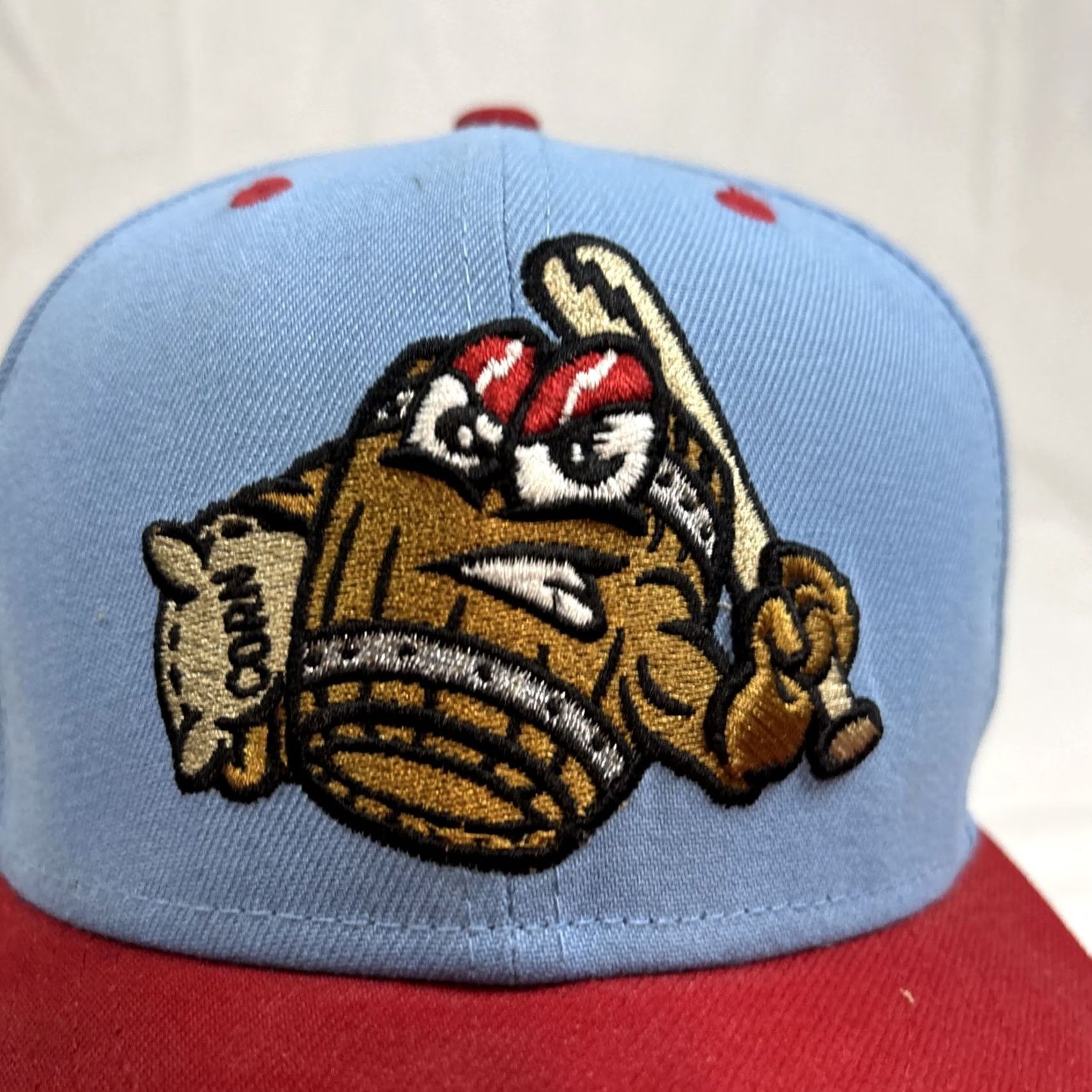 New Era New Era MILB Theme Night 5950 59Fifty Louisville Bats Mashers Fitted Cap 7 1/8 Mens Blue Size ONE SIZE - 7 Thumbnail