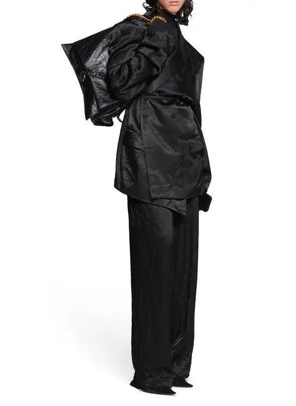 Balenciaga o1s1wg110126 Steroid Jacket in Black Size US XXL / EU 58 / 5 - 4 Thumbnail