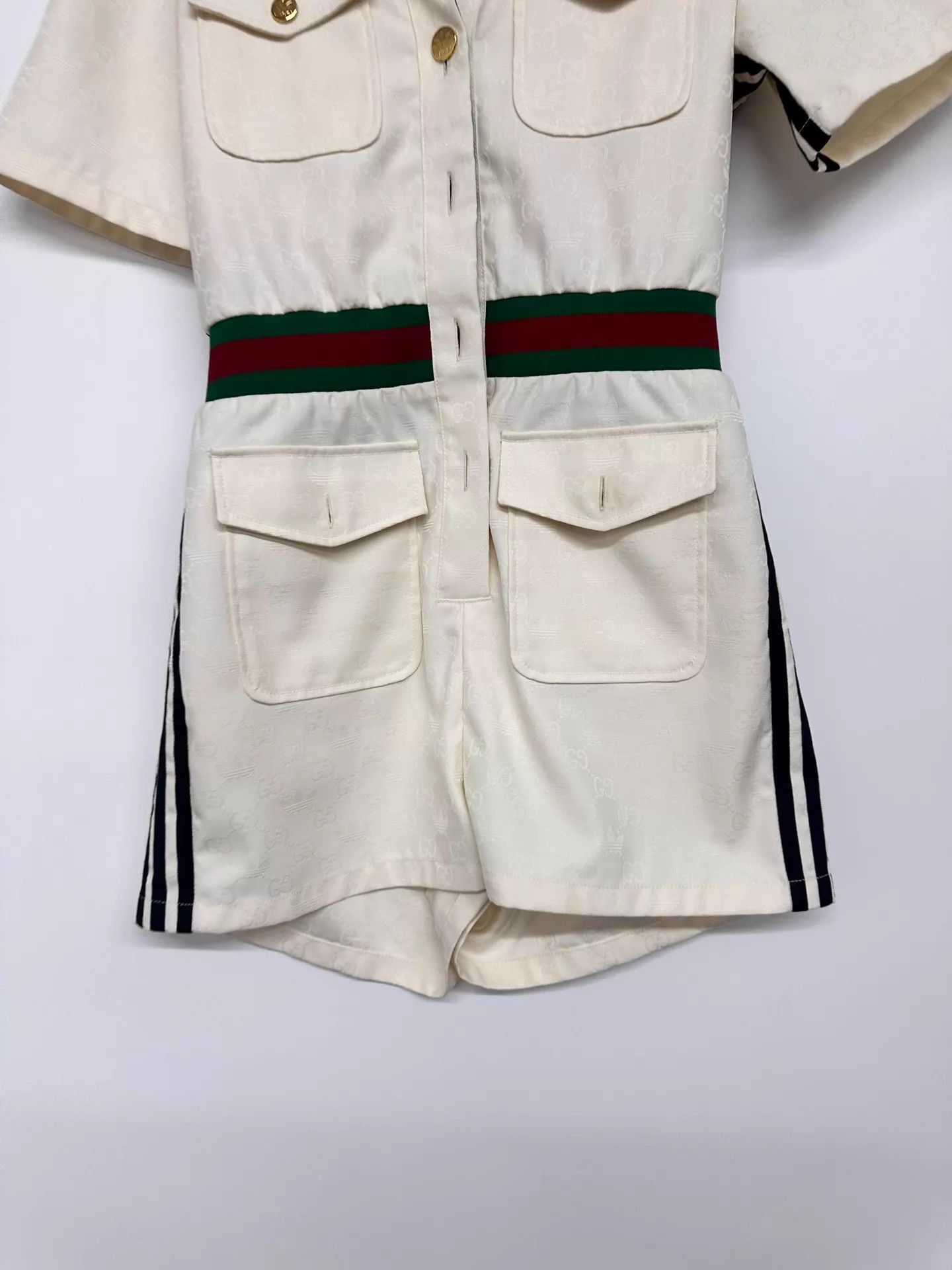 Gucci Gucci all over print jumpsuit 44 Size 30" / US 8 / IT 44 - 7 Thumbnail