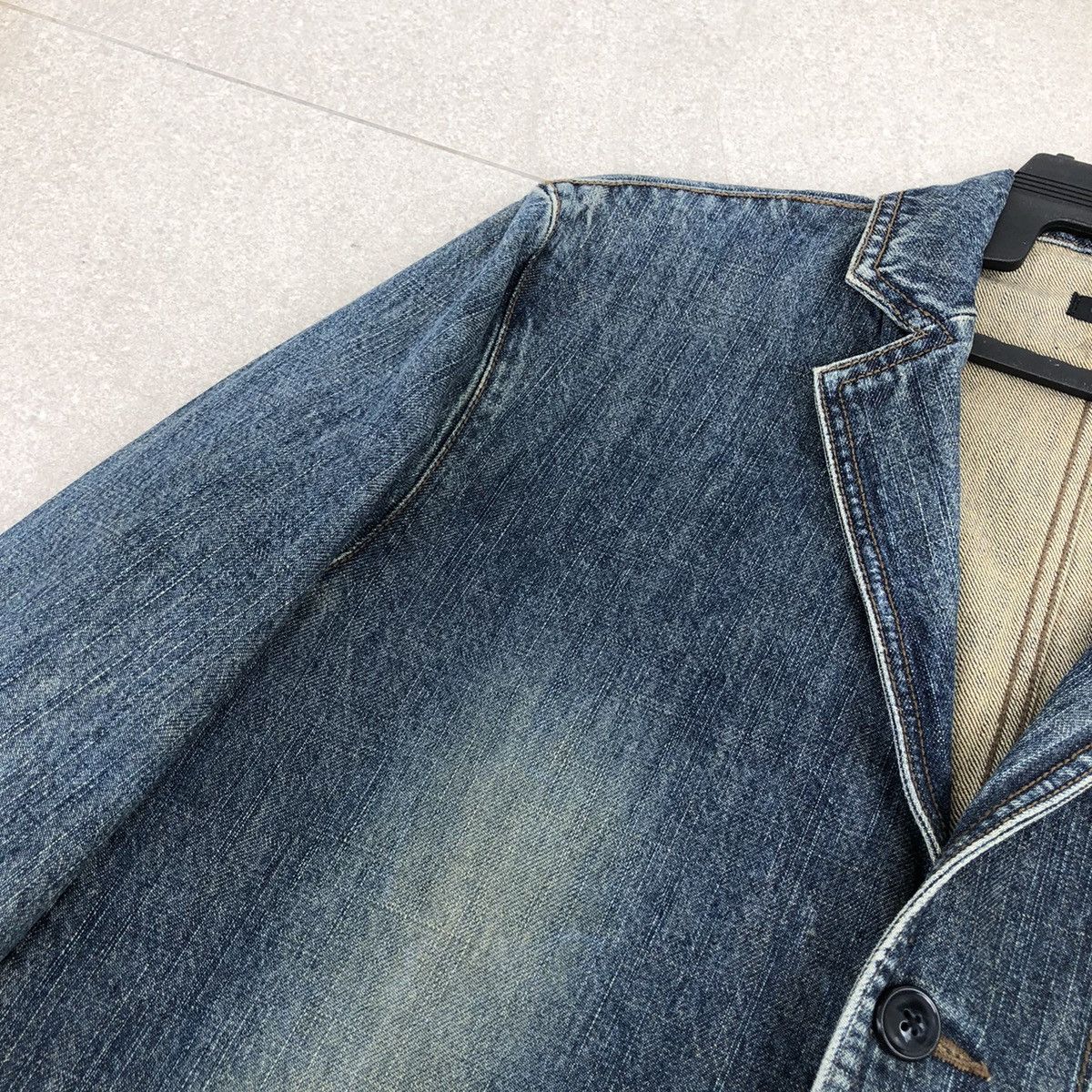 Japanese Brand Vintage Rageblue Mens Denim Jacket / Blazer Size US XL / EU 56 / 4 - 4 Thumbnail