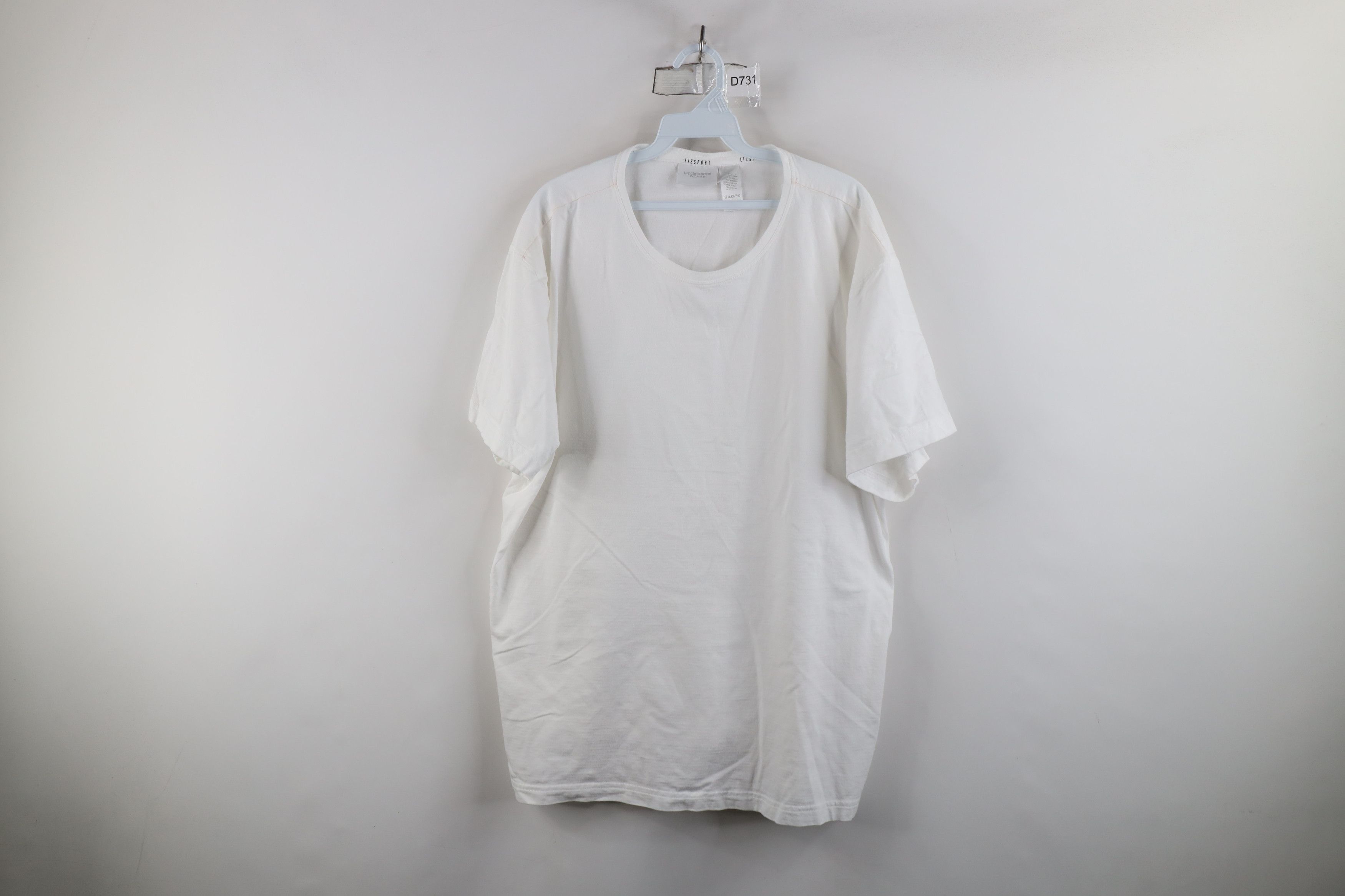 Vintage Vintage 90s Streetwear Cotton Short Sleeve T-Shirt White Size 3XL / US 20-22 - 1 Thumbnail