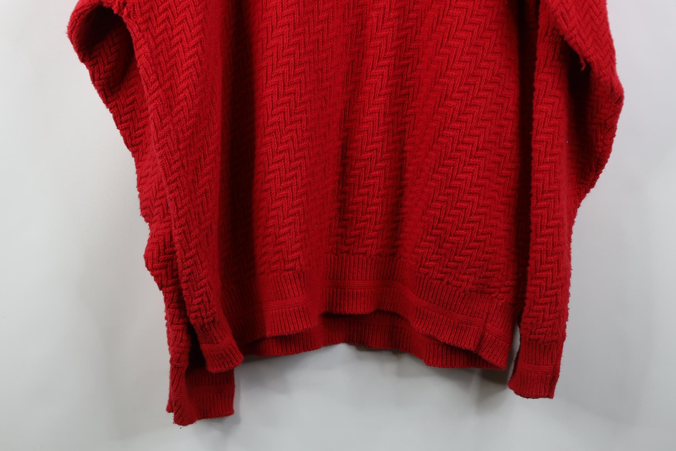 Vintage Vintage 90s Streetwear Zig Zag Hand Framed Cotton Sweater Size US L / EU 52-54 / 3 - 10 Thumbnail