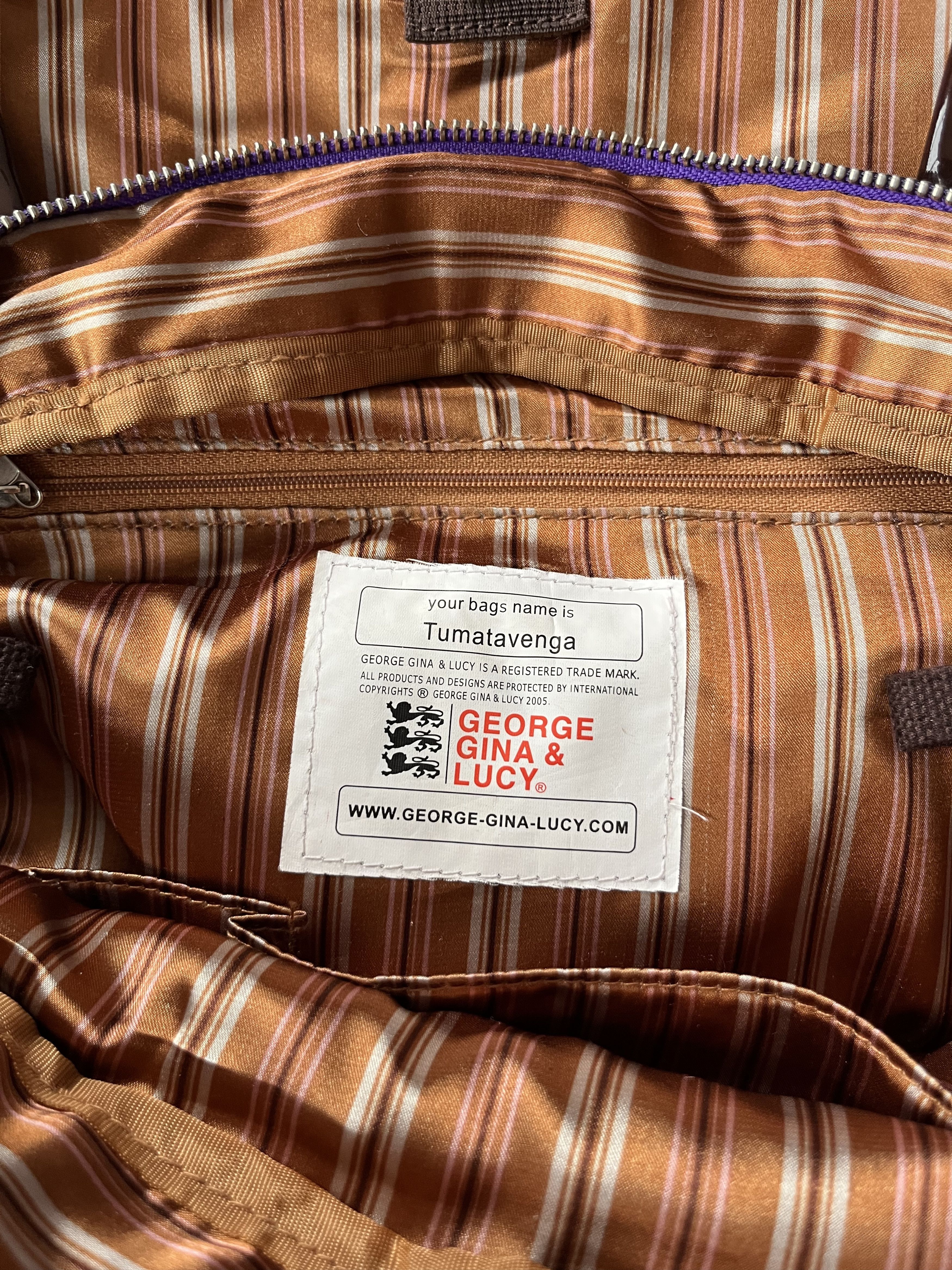 George Gina & Lucy Vintage GG&L Handbags TUMATAVENGA Y2K Style Streetwear Size ONE SIZE - 7 Thumbnail