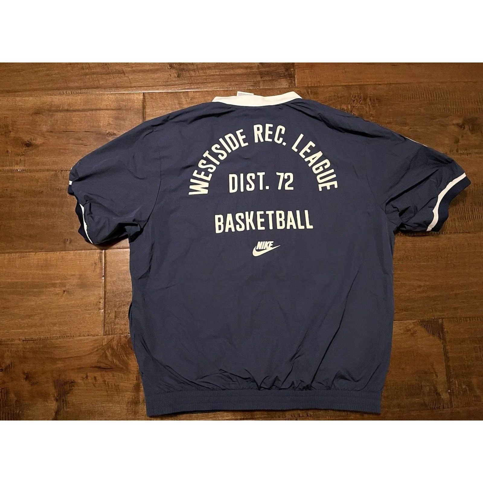 Nike Nike Air Authentics Basketball Jacket Windshirt Warmup - Men's Medium Tall - Blue Size US M / EU 48-50 / 2 - 4 Thumbnail