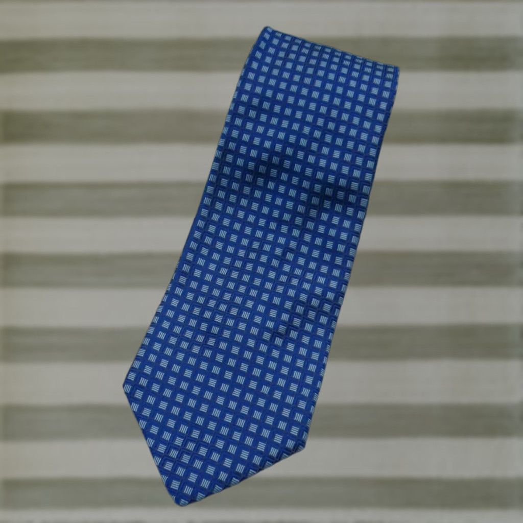 Brooks Brothers Brooks Brothers Makers Silk Tie Men’s Classic Woven in Italy Made in USA Blue Plaid Check 57.5" 3.75" 100% Silk Size ONE SIZE - 1 Thumbnail