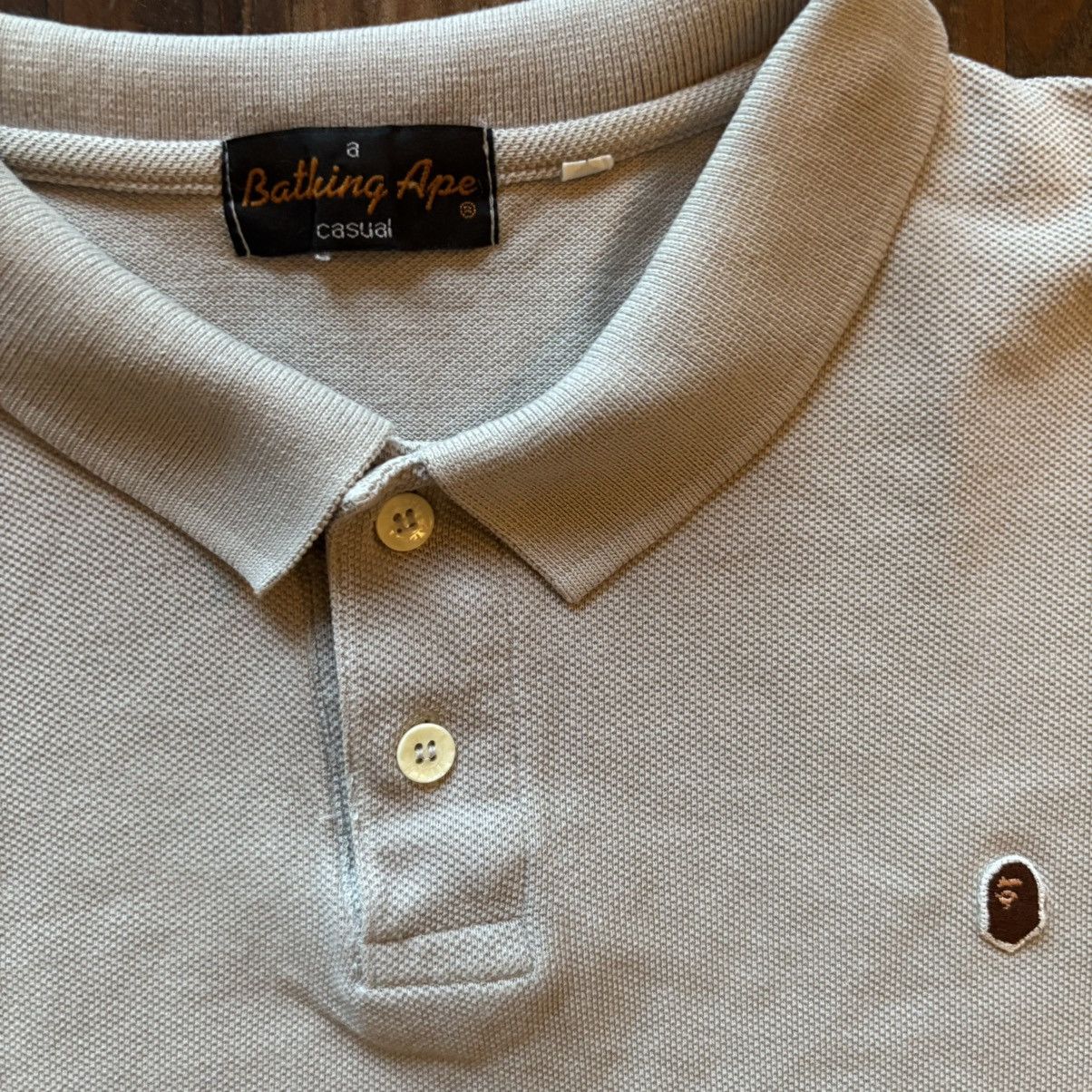 Bape Small Bape Head Polo Size US L / EU 52-54 / 3 - 2 Thumbnail