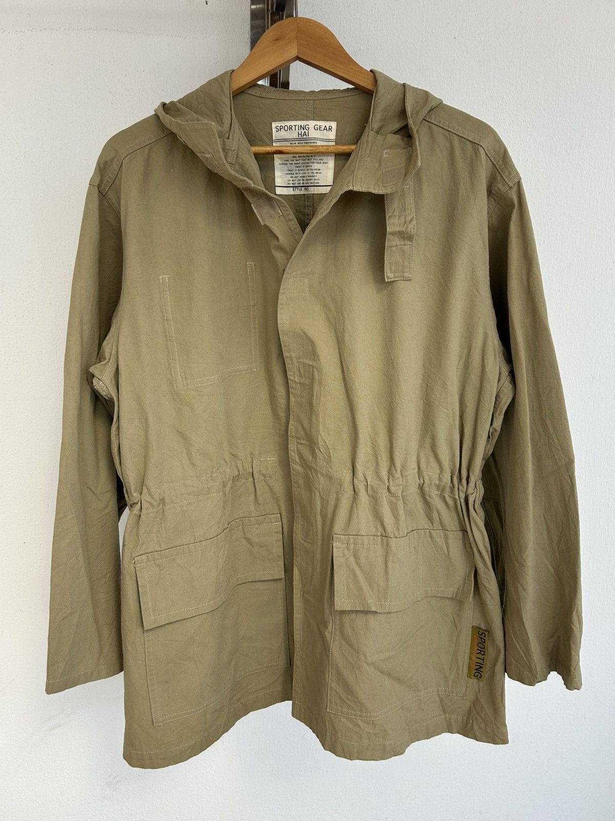 Hai Sporting Gear Vintage Issey Miyake Parka Olive Size US L / EU 52-54 / 3 - 5 Thumbnail