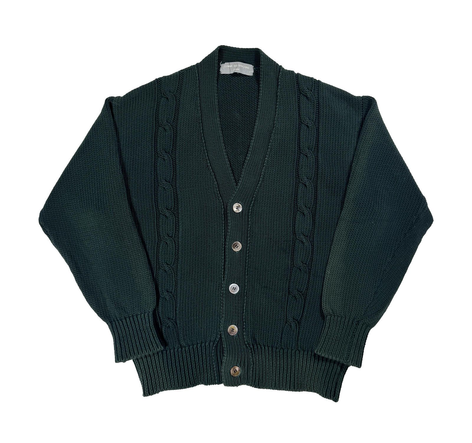 Comme des Garcons Comme des Garcons Homme Knit Cardigan Sweater Size ONE SIZE - 1 Thumbnail