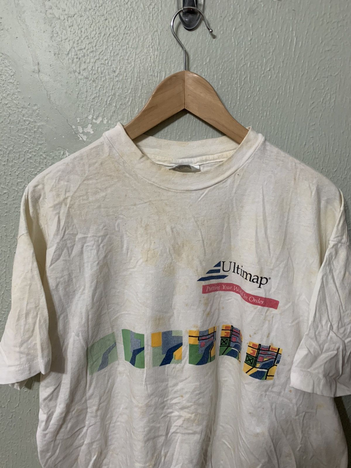 Vintage Vintage Ultimap World in Order Tee Size US XL / EU 56 / 4 - 1 Thumbnail