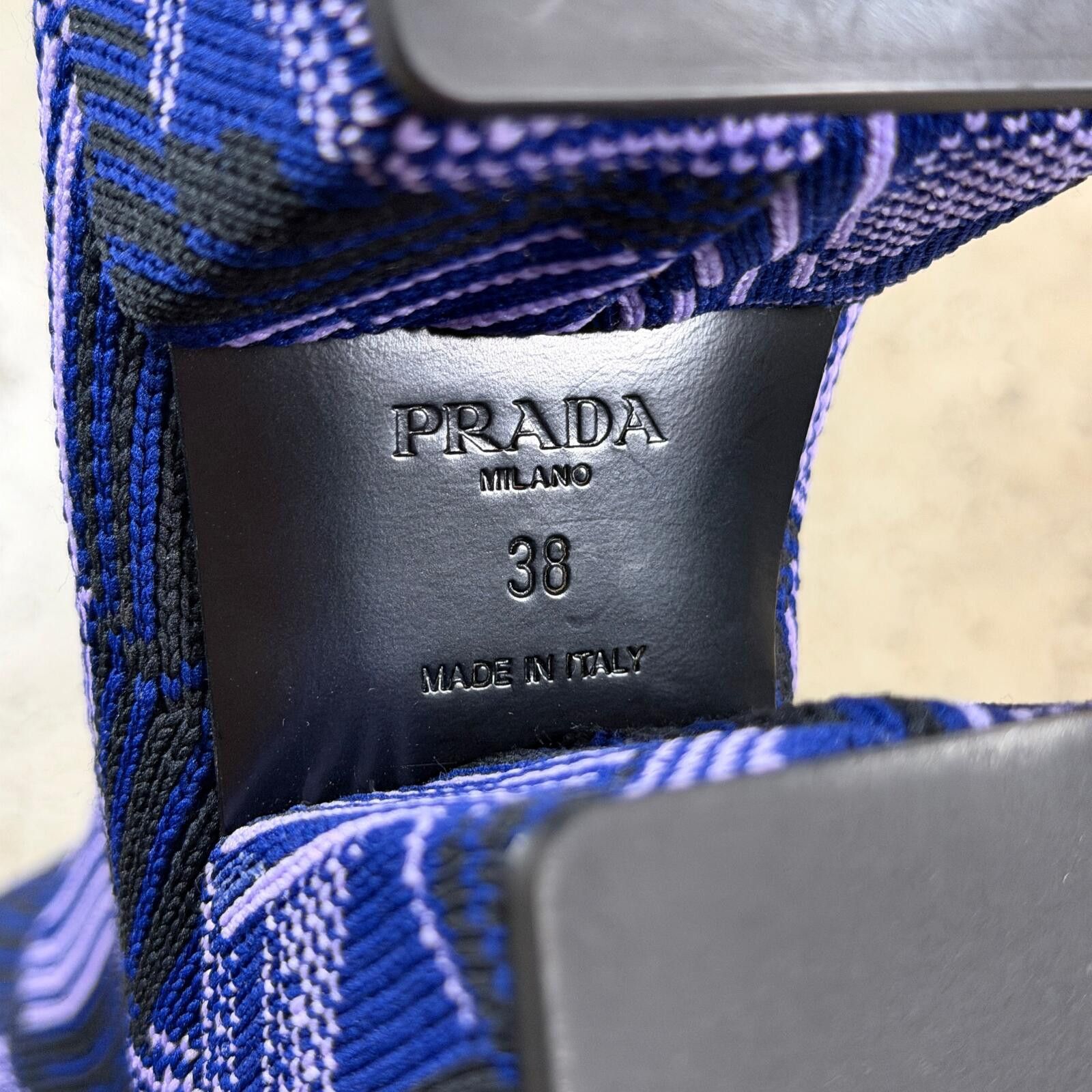 Prada Prada Argyle Knit Stretch Boots Size US 6 / EU 39 - 9 Thumbnail