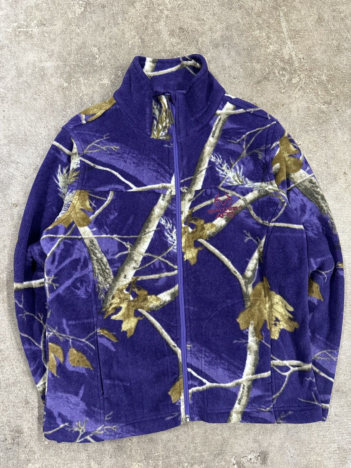 Realtree Crazy Y2K Realtree Camo Purple Fleece Jacket Size M / US 6-8 / IT 42-44 - 3 Thumbnail