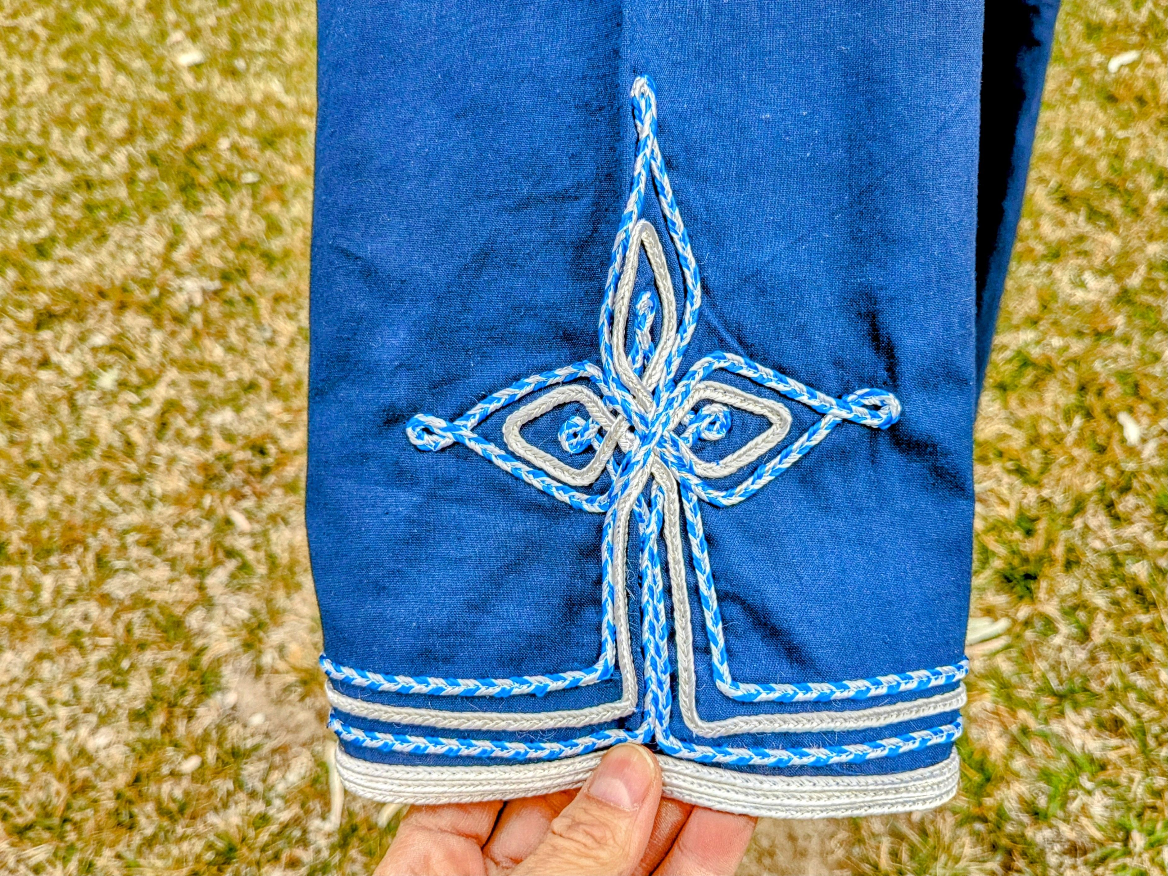 Designer Jubba/Kimono/Kaftan/Paofu/Thobe/Cassock Robe Embroidered Size S / US 4 / IT 40 - 5 Thumbnail